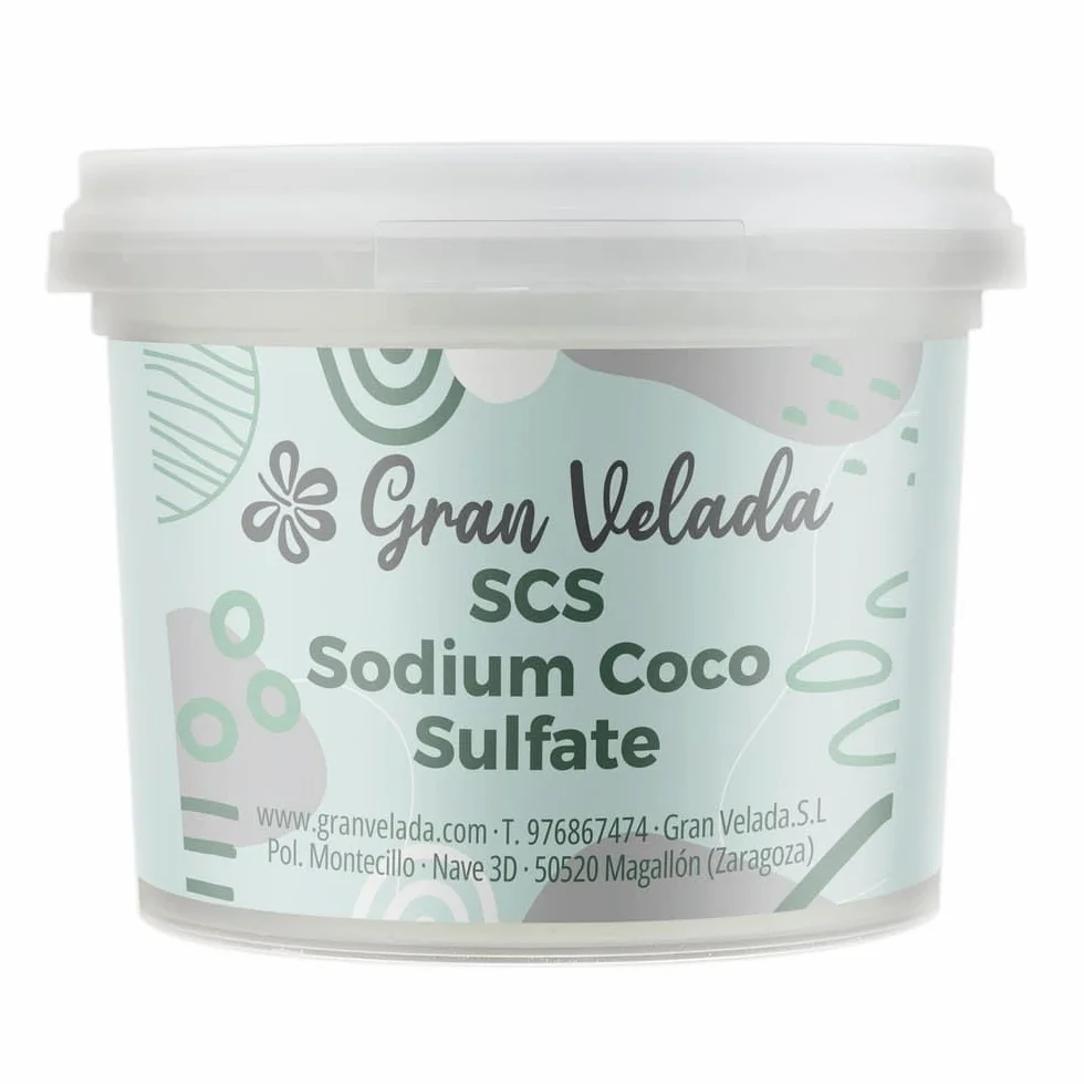 Gran Velada - Sodium Coco Sulfate SCS 1 Kg | Tensioactivo SCS En Polvo | Tensioactivo Vegetal De Coco | Para Hacer Champú Sólido | Cosmética Natural DIY | Ingrediente Para Champús Caseros