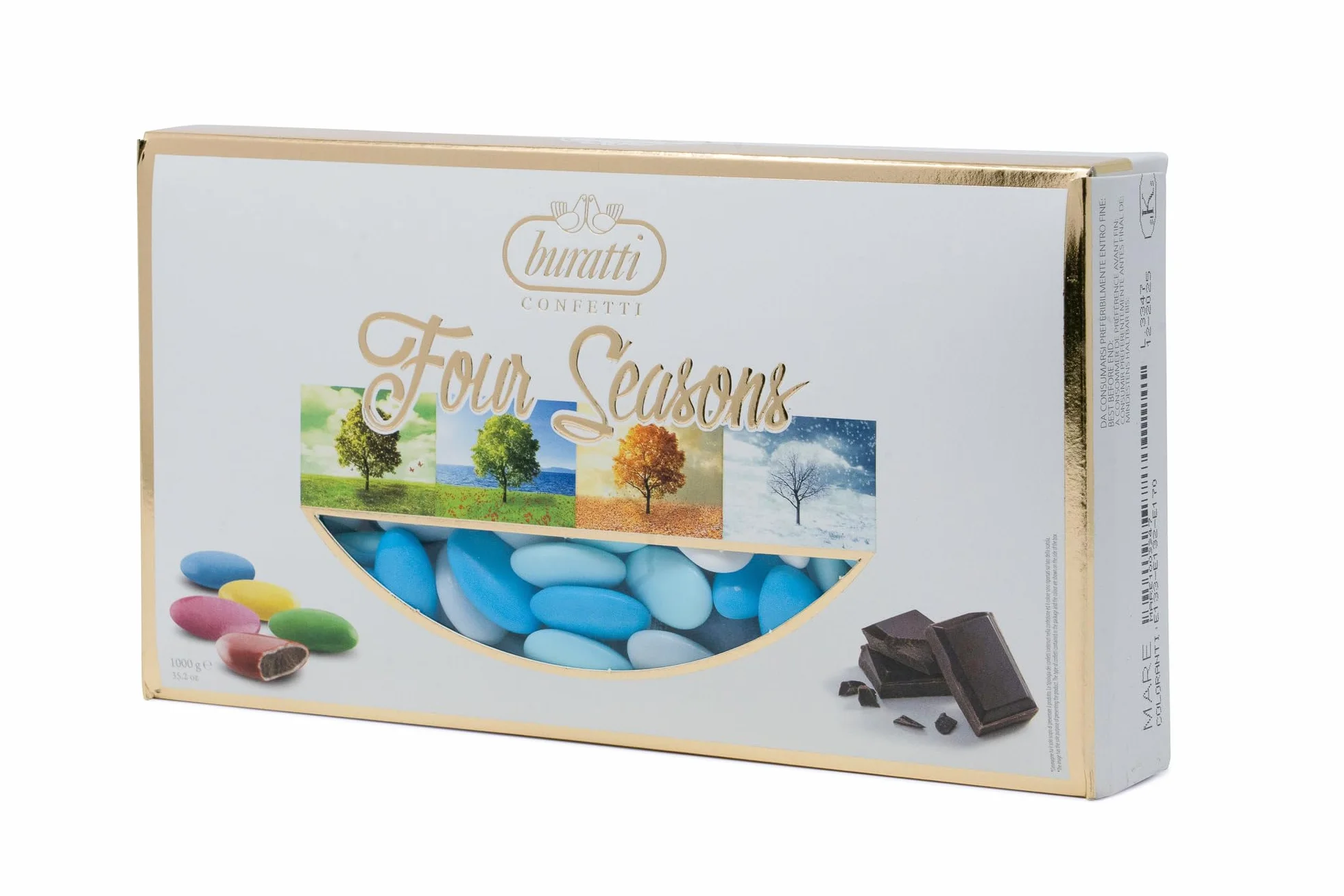 Buratti Confetti Chocolates Azucarados En Forma De Mar 1000 g