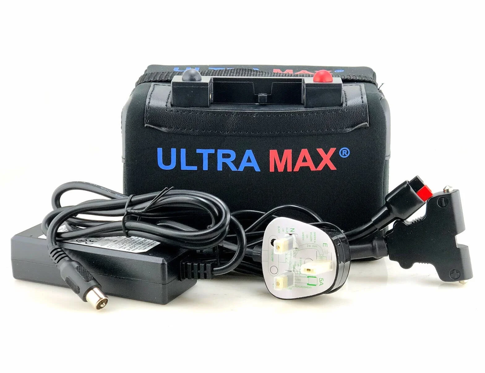 Batería de 36 agujeros de litio 12V 22Ah para carrito de golf Powakady con puerto USB