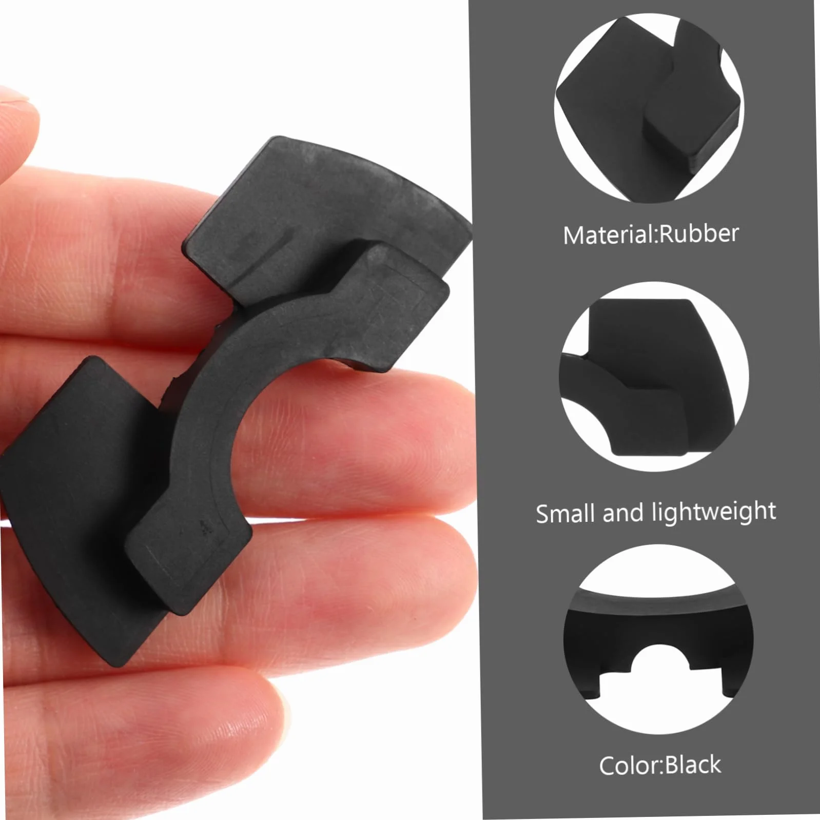 Toyvian Almohadilla Amortiguadora de Goma para Patinete Eléctrico Compatible Absorción de Impactos