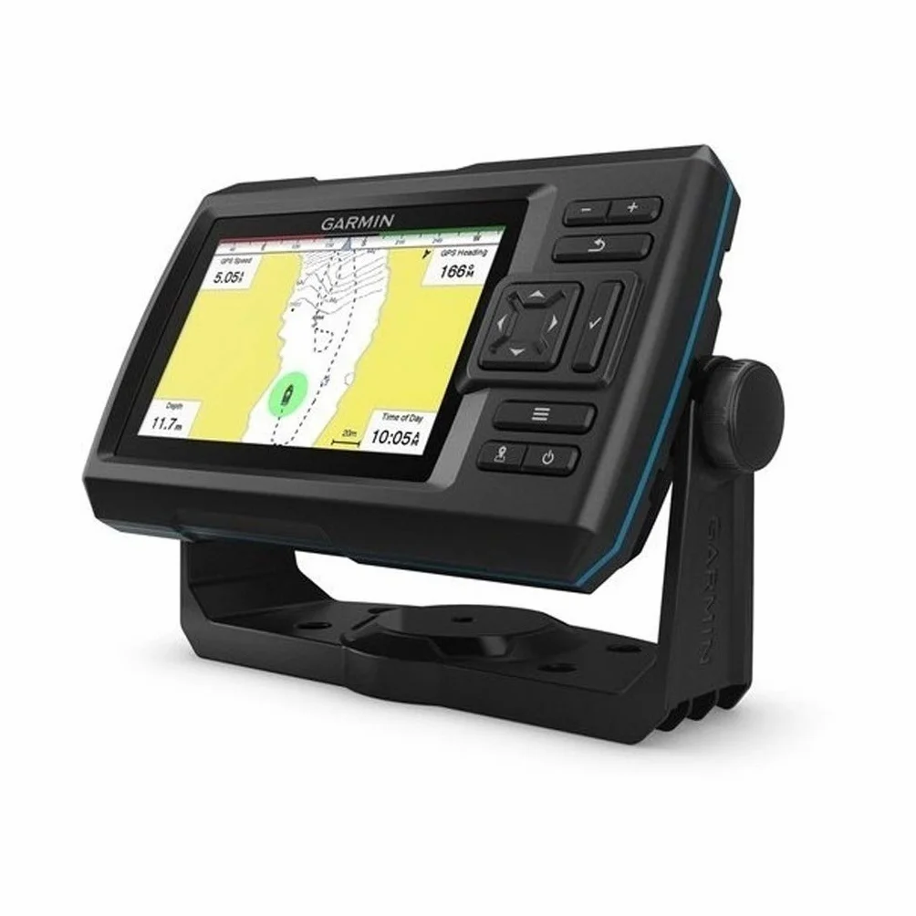 Garmin Striker Plus 5CV GPS Sonar z Mapami Quickdraw Contours i CHIRP ClearVü