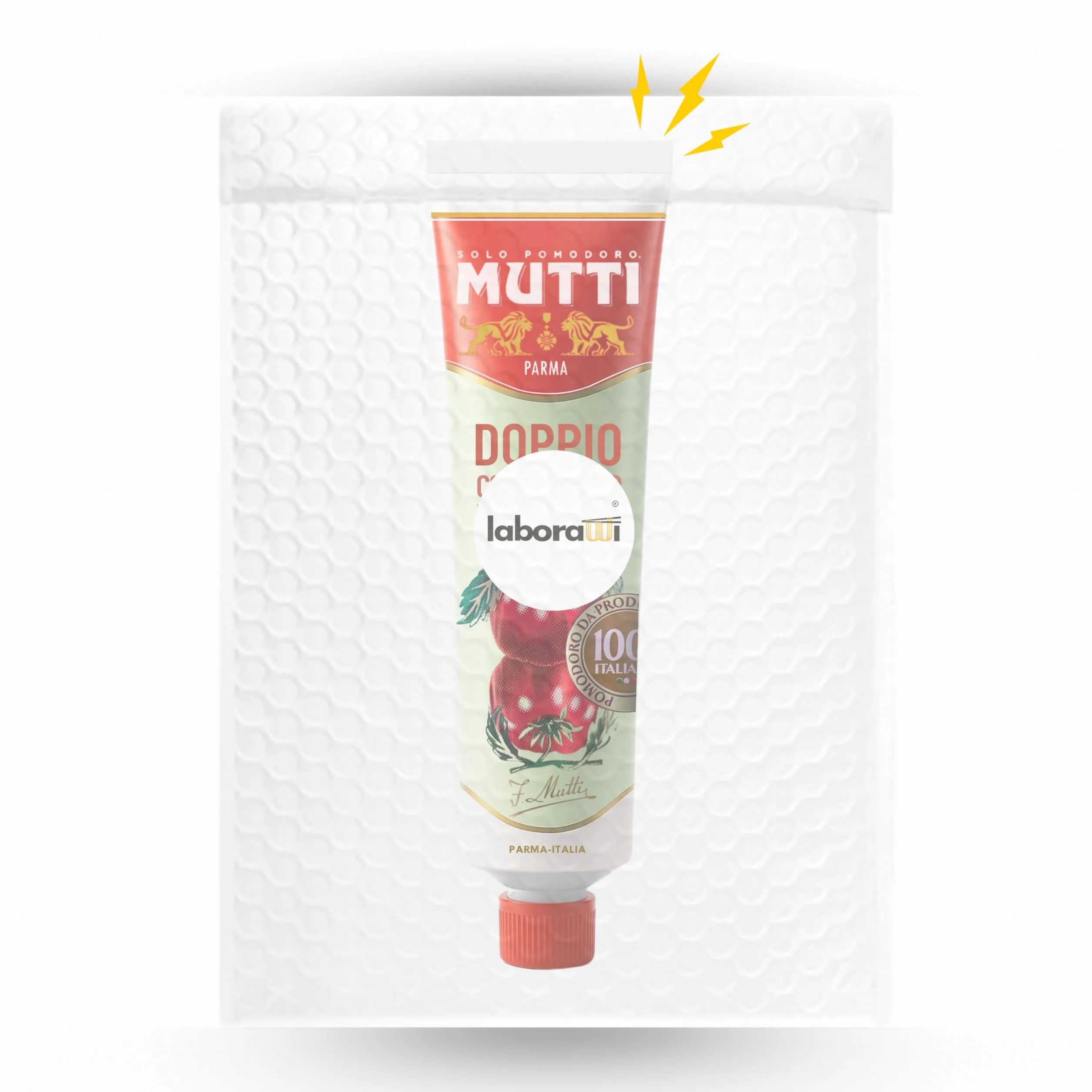 Mutti 130g - Doble Concentrado de Tomate - Importado de Italia (Pack de 4)