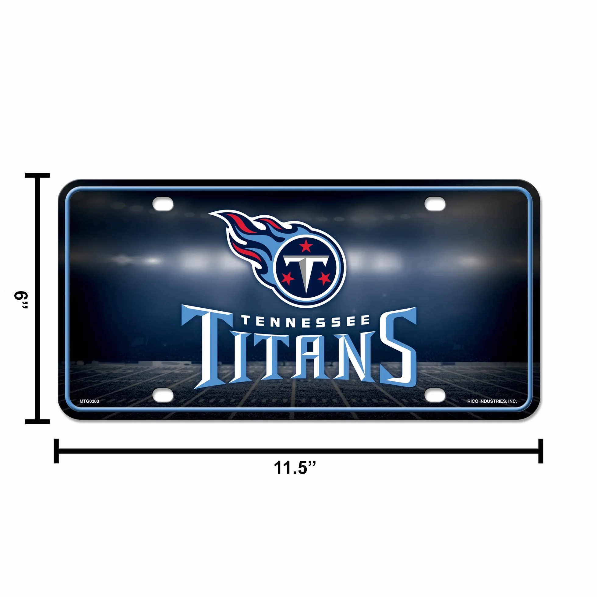 Rico Industries NFL Philadelphia Eagles Metal Tag 12 x 6
