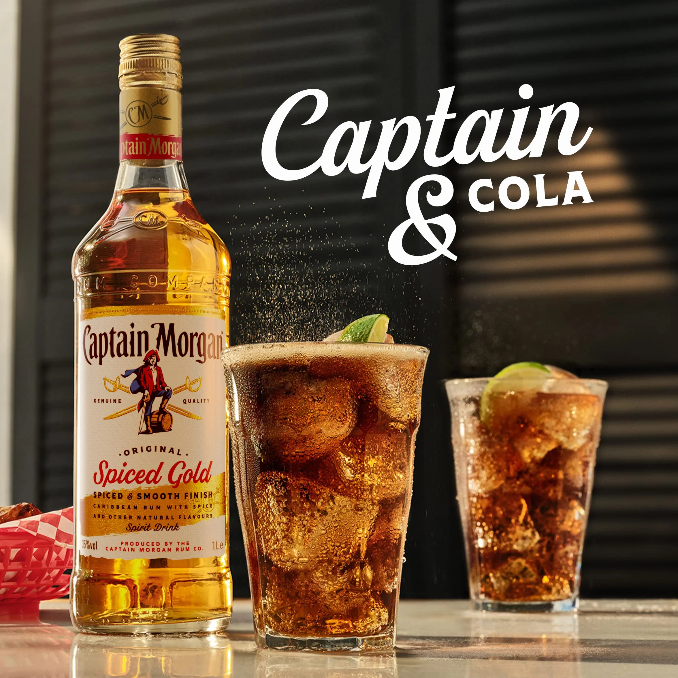 Captain Morgan Spice Gold Ron - 1000 ml