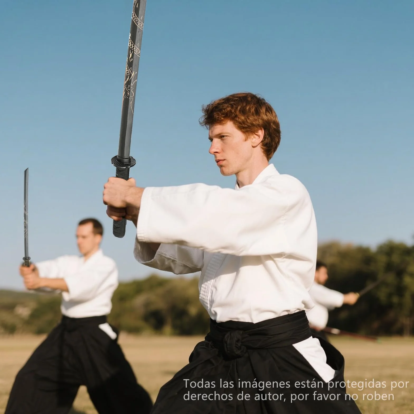 Bokken Kendo Espada Katana de Madera para Entrenamiento Cosplay (Dragón)