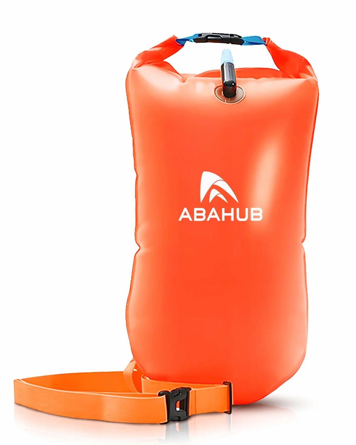 Abahub Flotador de natación en aguas abiertas con almacenamiento impermeable inflable bolsa seca
