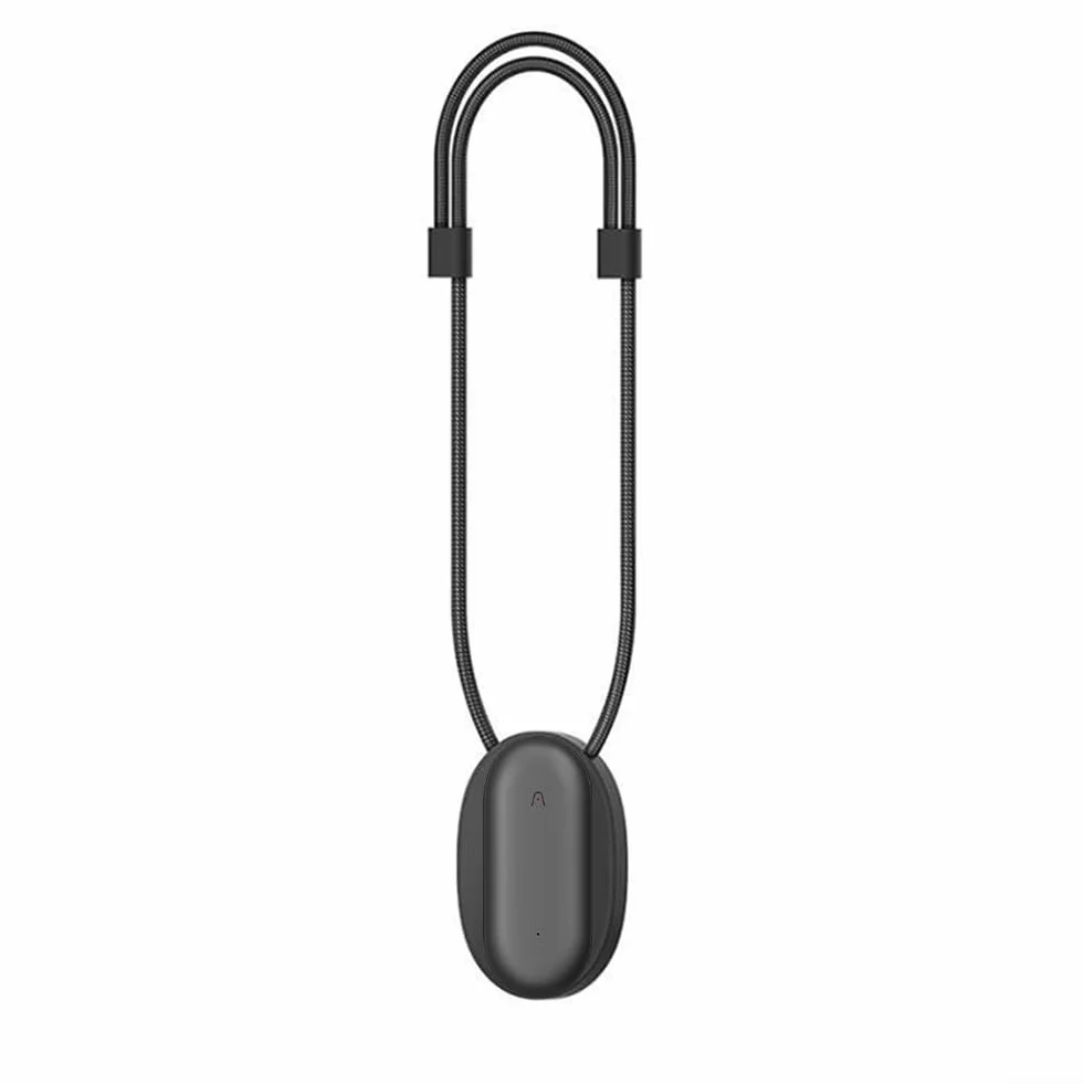 Soporte de pecho PLAUD, correa ajustable liberación rápida, cuello metal y nailon, grabación manos libres (negro)
