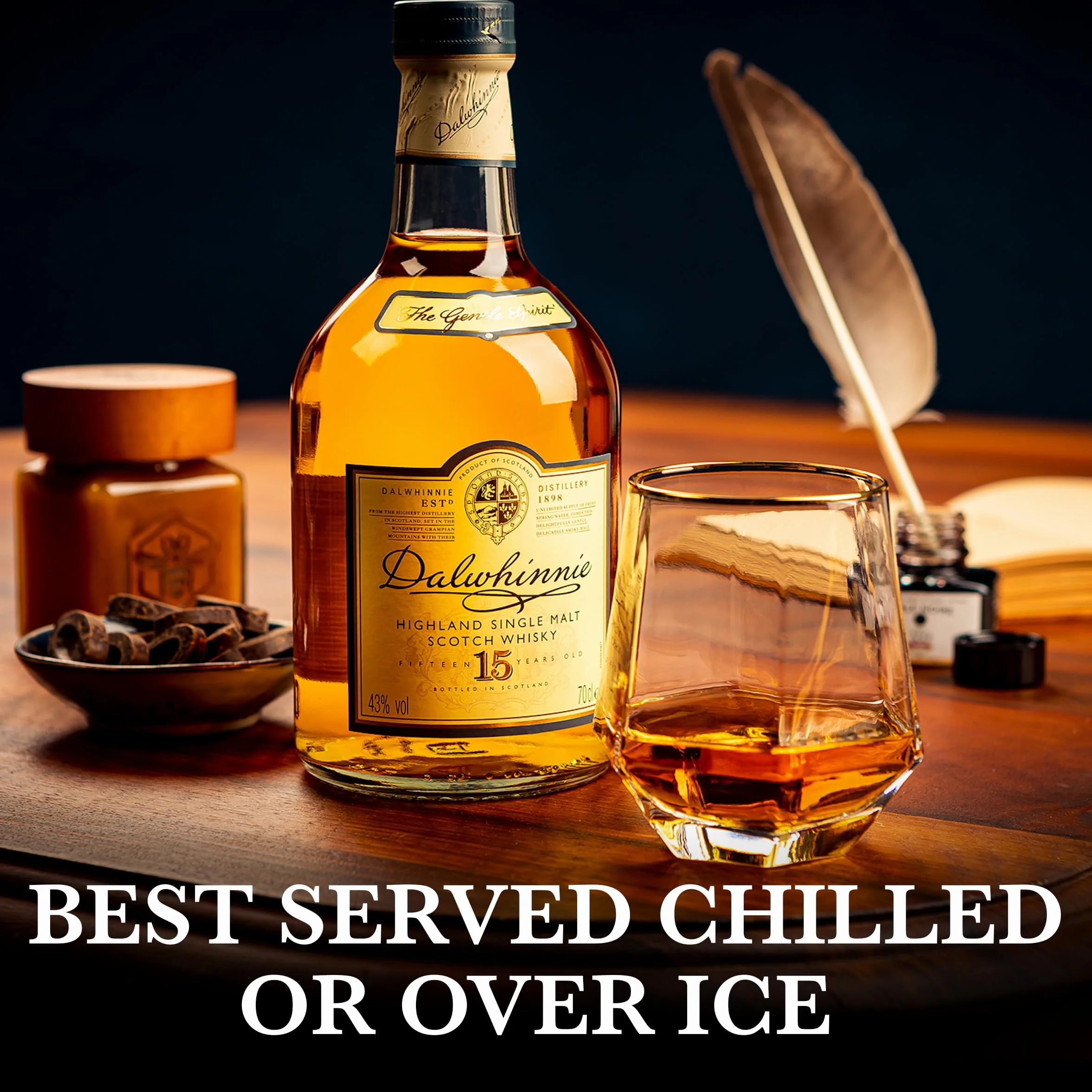 Dalwhinnie 15 Años Single Malt Whisky Escocés 700 ml