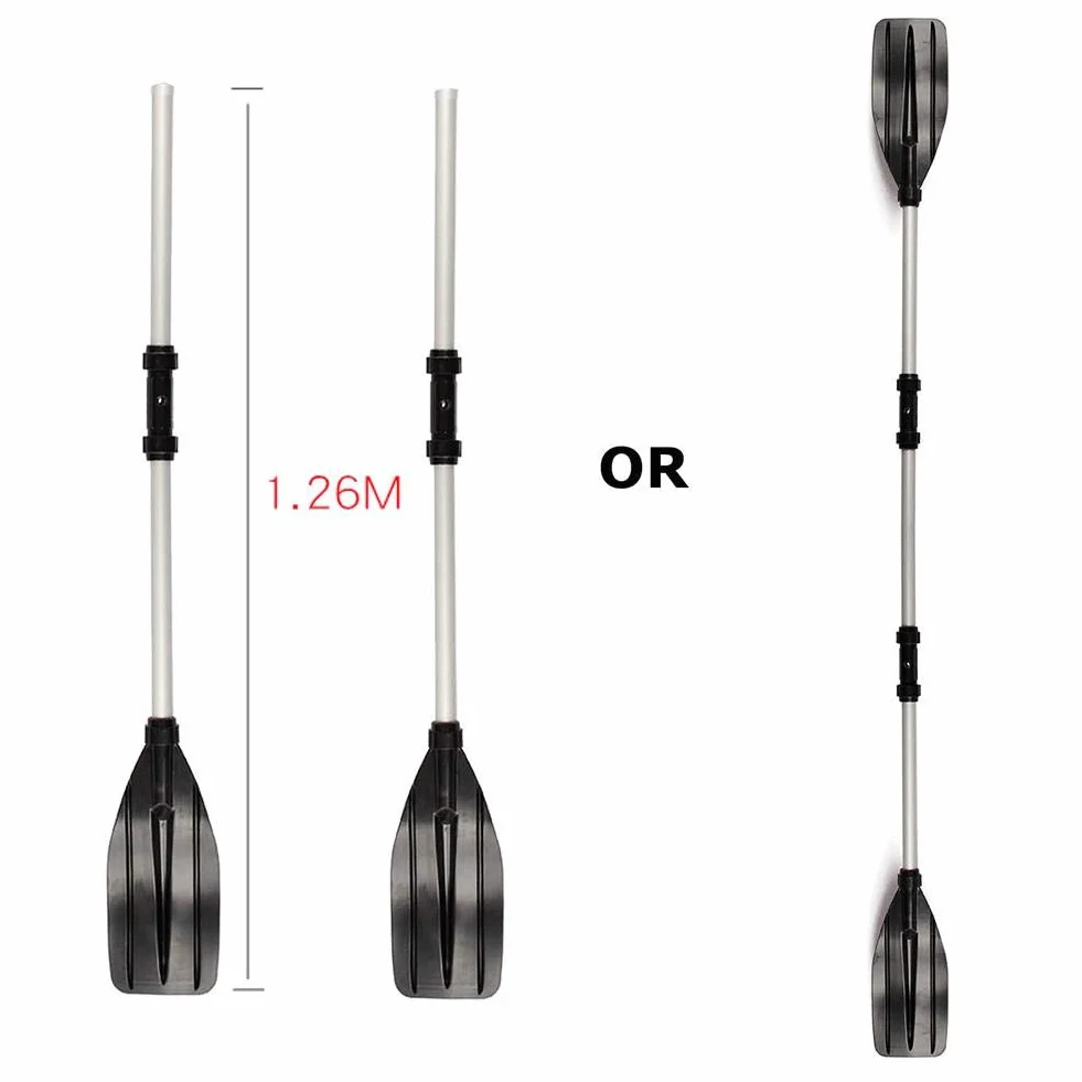 Kayak Remos Aluminio Doble Desmontable para Sup Piragua Canoa