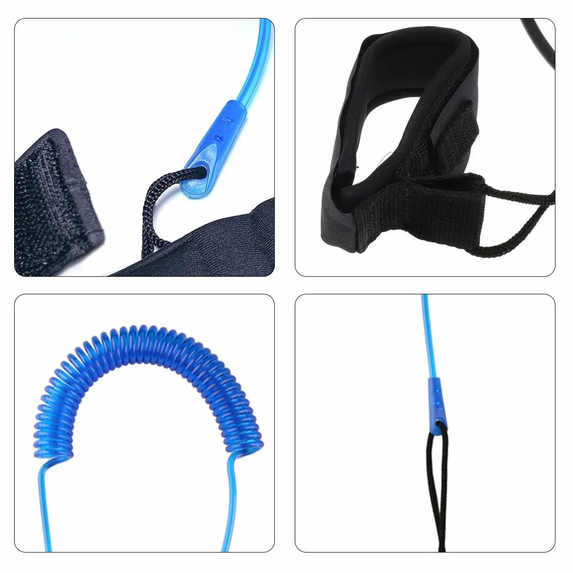 Leash Tabla de Surf, Correa Tobillo TPU para SUP, Cuerda Resorte Espiral Accesorio