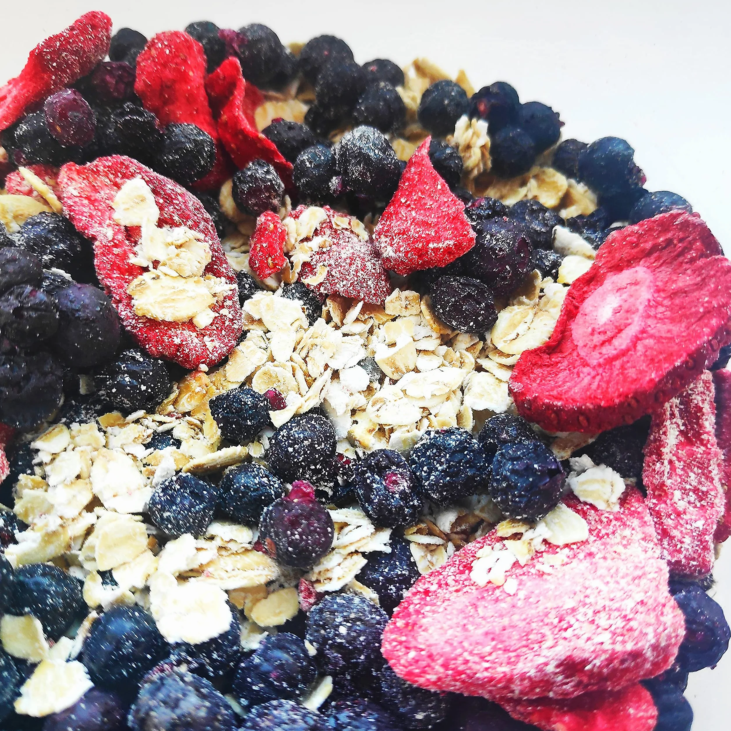 Fresa Liofilizada | Comida Liofilizada | Fresa Deshidratada Fruta Liofilizada | Vegana Cruda 100% Fruta Pura | Freeze Dried Fruit Strawberry Slices de Fresa Sin Azucar Fresas Fruta Escarchada (90g)