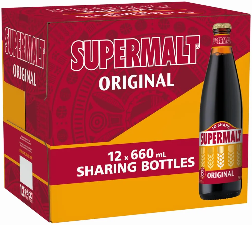 Supermalt Botella compartida de 12 x 660 ml