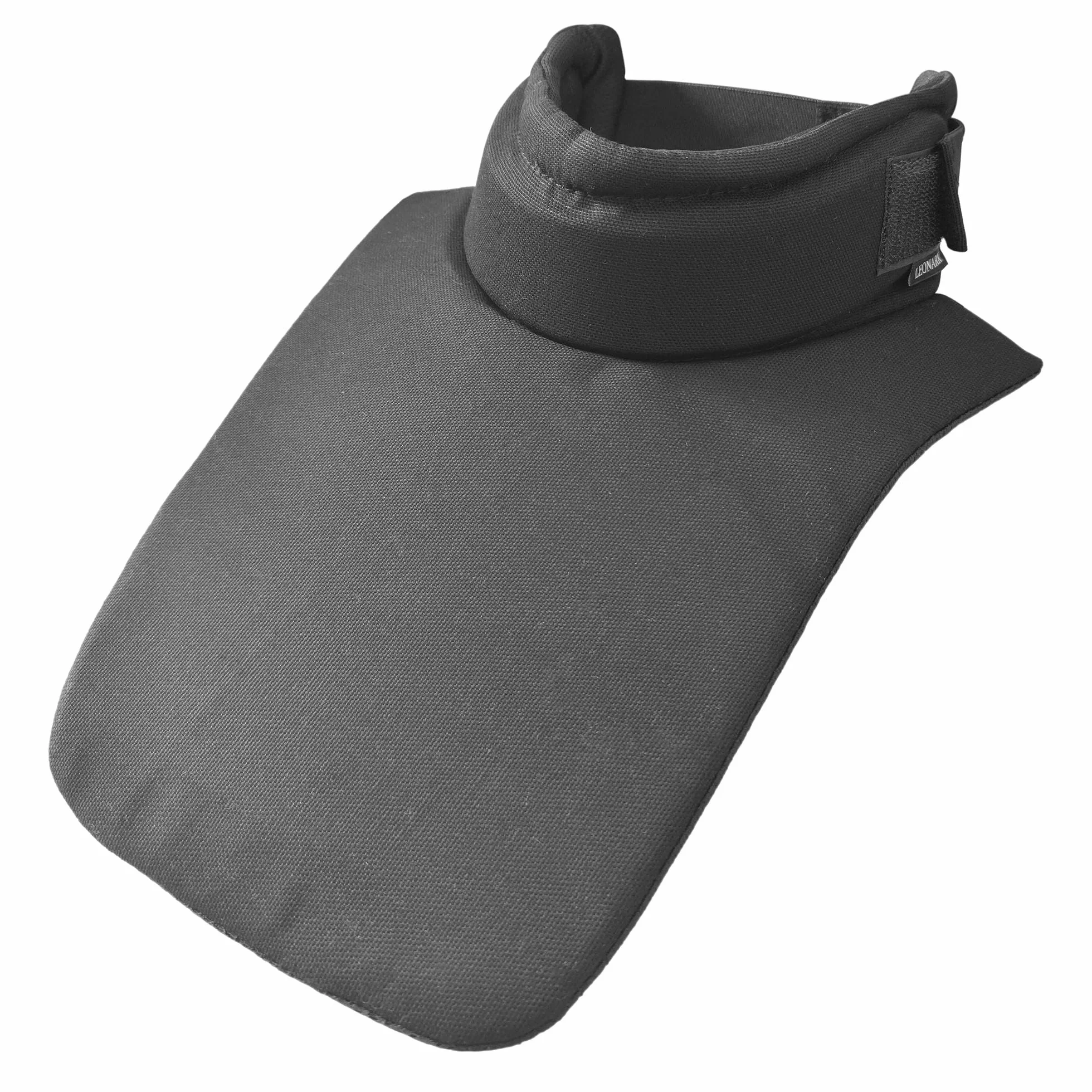 LEONARK Protector de Garganta Gorget de Esgrima con Placa de Protección Rígida para HEMA Espada Larga