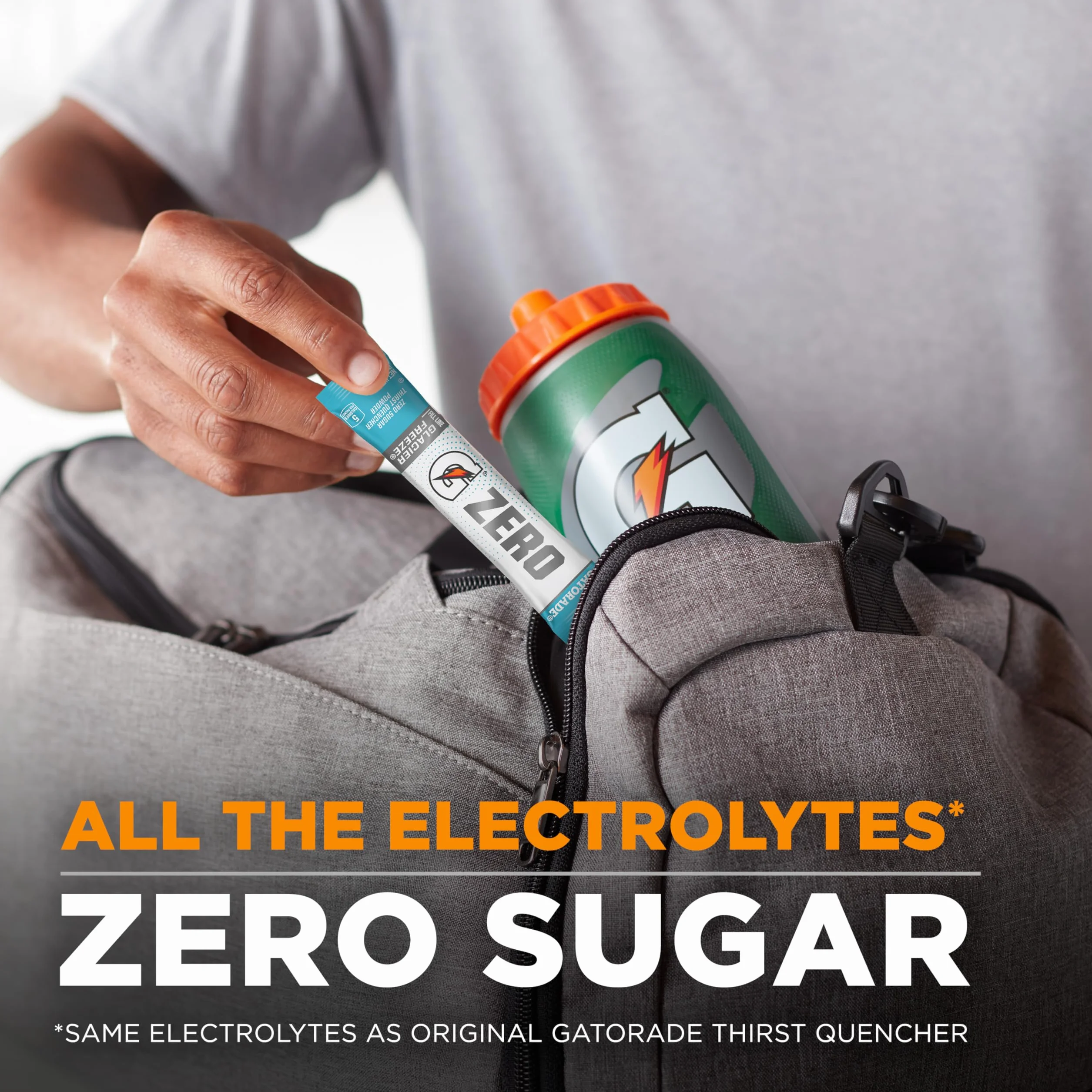 Gatorade G Zero Powder, Fruit Punch Variety Pack, 0.10oz Individual Packets (50 Pack)