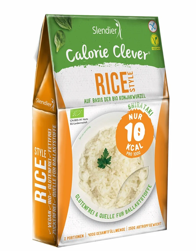 Shirataki Slendier pâtes de konjac biologique - paque dŽasie 6 x 400 g