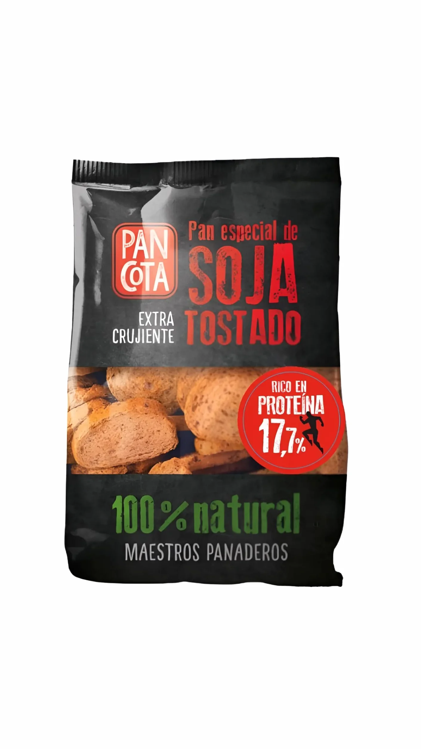 Pan Especial de Soja Tostado de Pan Cota (caja con 14 bolsas)