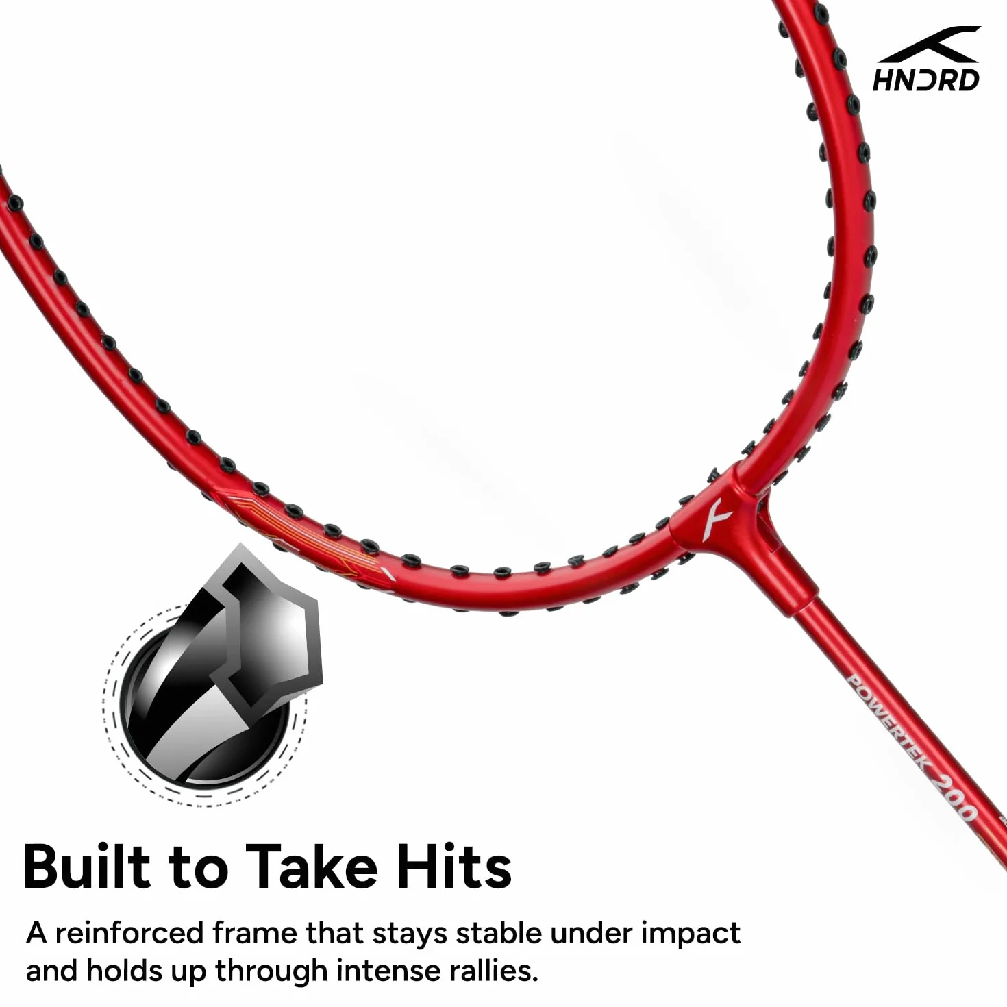 HUNDRED Powertek 200 Badminton Racket Unisex Adulto