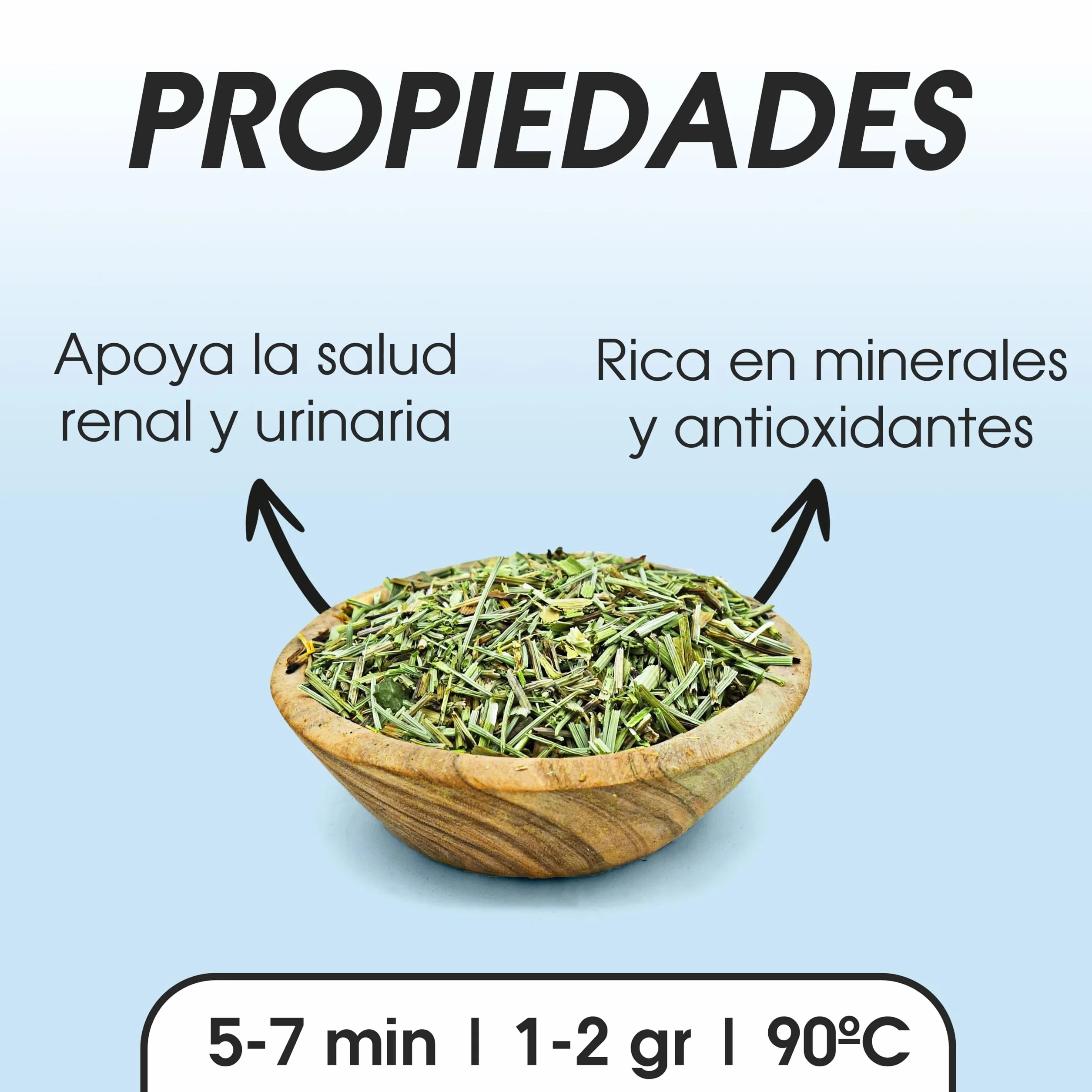 Cola de Caballo Infusión 200 gr - Té de Cola de Caballo a Granel - Propiedades Naturales - Infusiones de Hierbas
