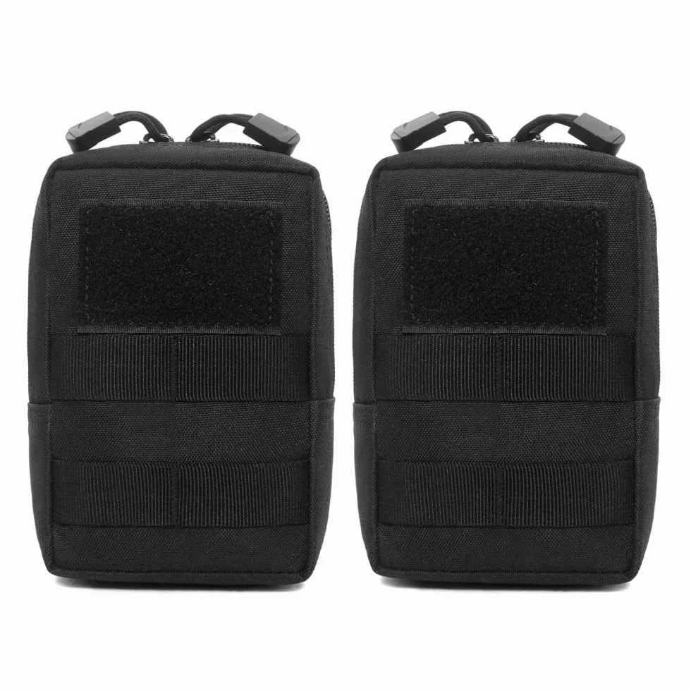 Bolsa táctica lateral para perro, nailon 1000D Molle, arnés táctico