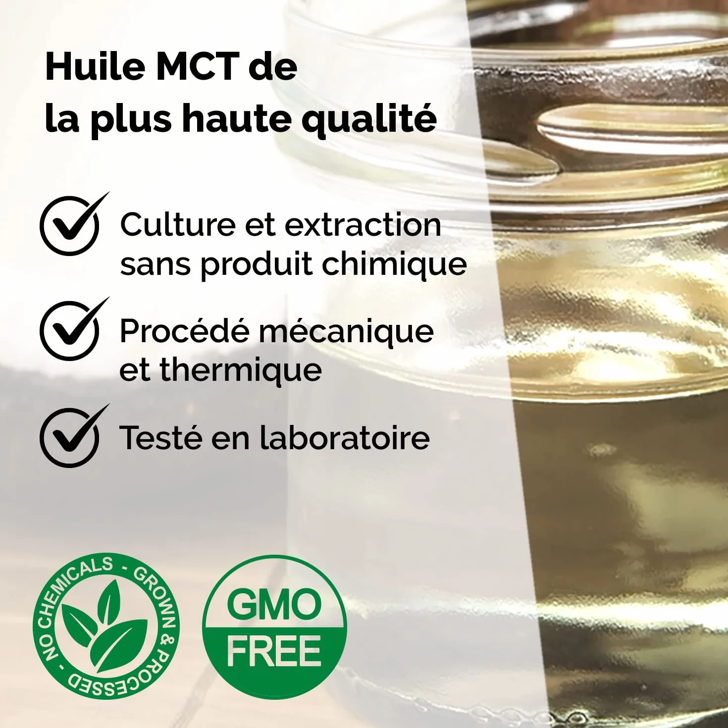 Nutribe MCT Pure C8 C10. Aceite de coco MCT Premium 250ml - Energía, programa de adelgazamiento, refuerzo de cetonas, nutrición especializada