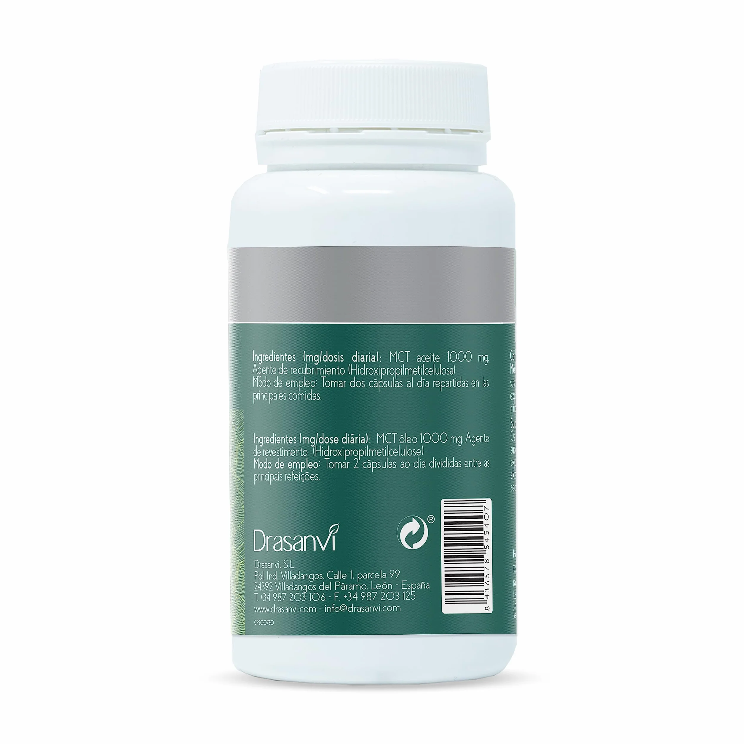 Drasanvi MCT OIL 120 CAPSULAS KETO