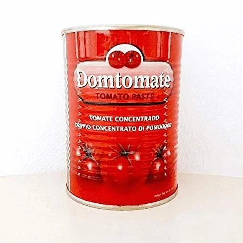 Domtomate- Puré de Tomate Concentrado - Ideal para La Preparacion de Salsas de Calidad- 800 Gramos