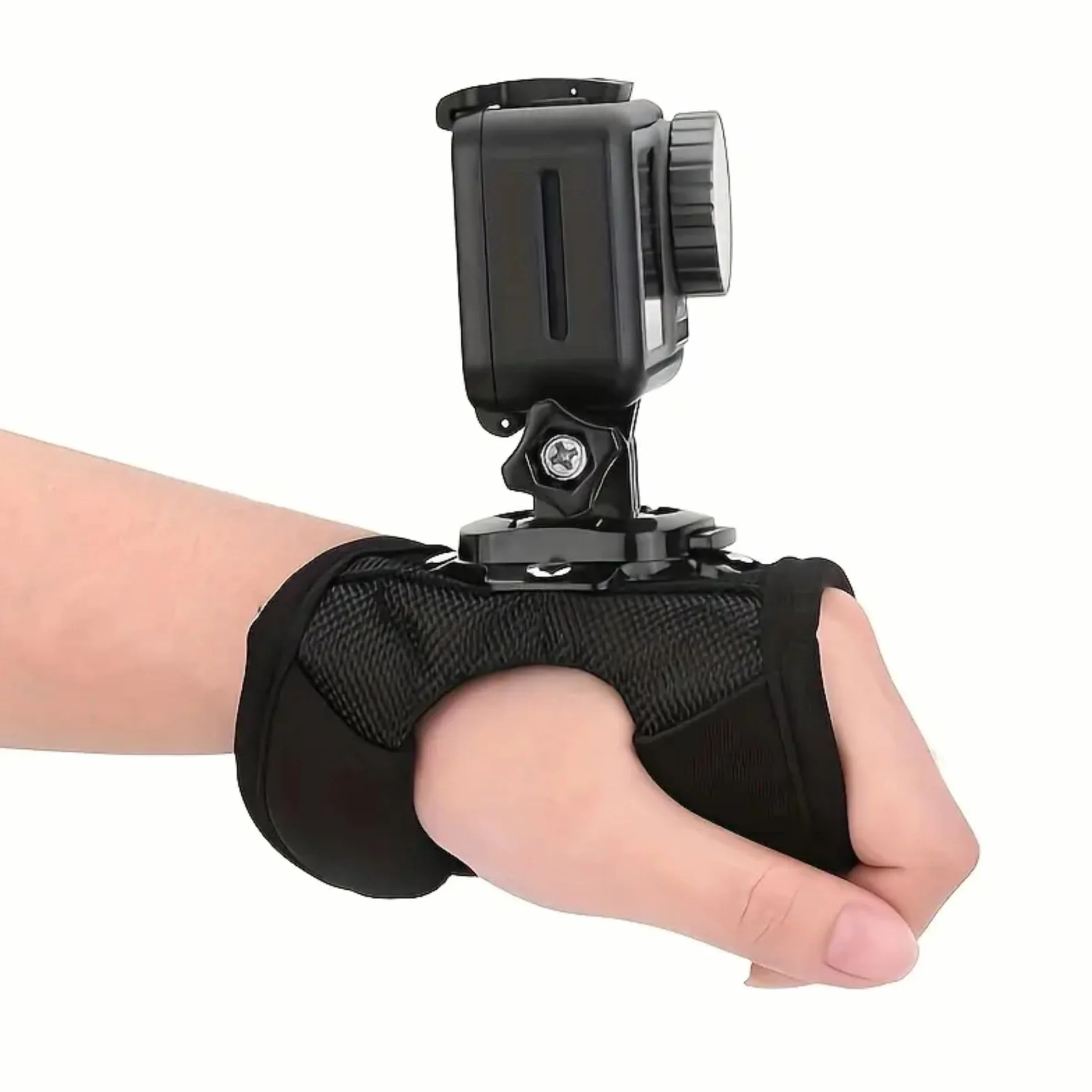 Soporte Giratorio de Mano para Cámara Deportiva, Compatible con GoPro Hero 13/12/11/10/9/8/7/6/5, DJI Osmo Action 3, Insta360 One