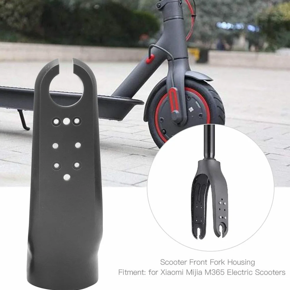 Demeras Cubierta de Horquilla Delantera de plástico Compatible con Mijia M365 Scooter eléctrico