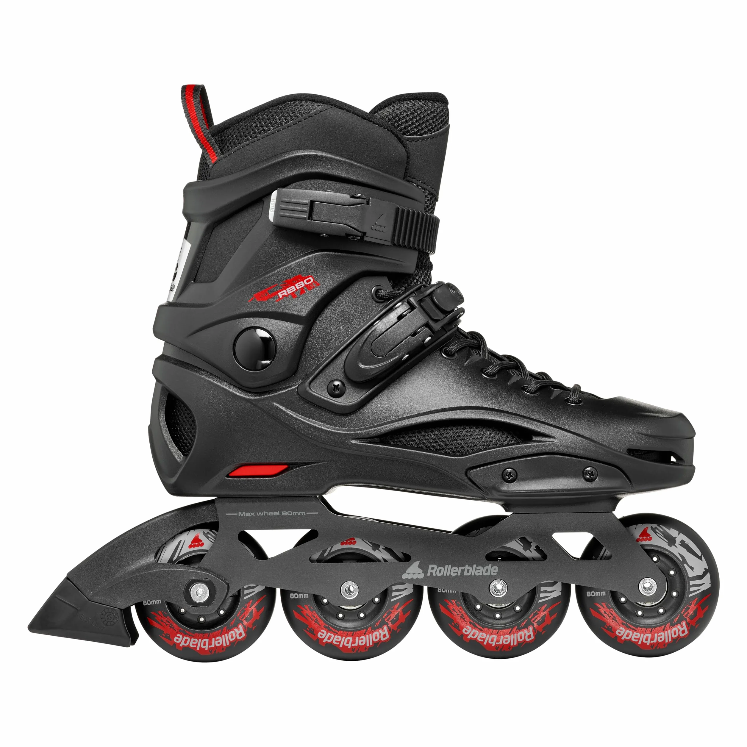 ROLLERBLADE RB 80 Inline Skate Negro/Rojo 2024