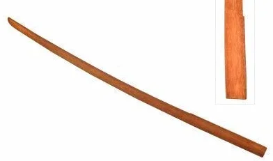 Playwell Bokken Infantil Madera Roble Rojo Artes Marciales Deluxe