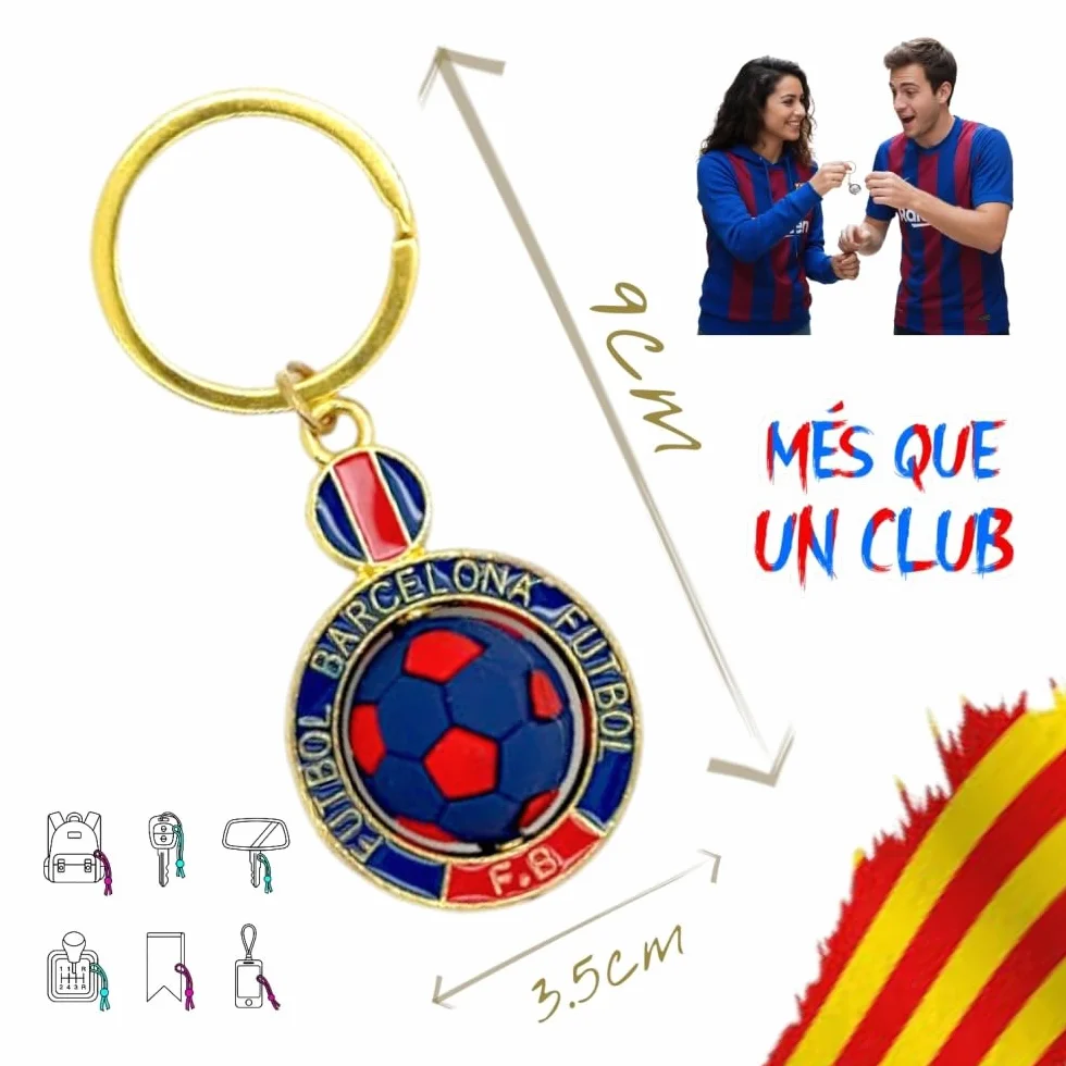 Llavero Barcelona Futbol para hombre regalos originales balon llaves coche