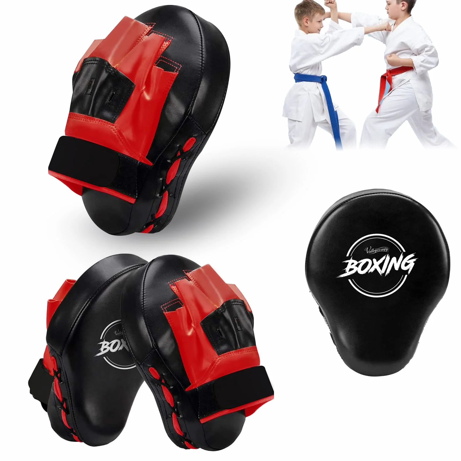 Valleycomfy Boxing Pads Kickboxing Pratzen für Kampfsport Training Muay Thai Taekwondo