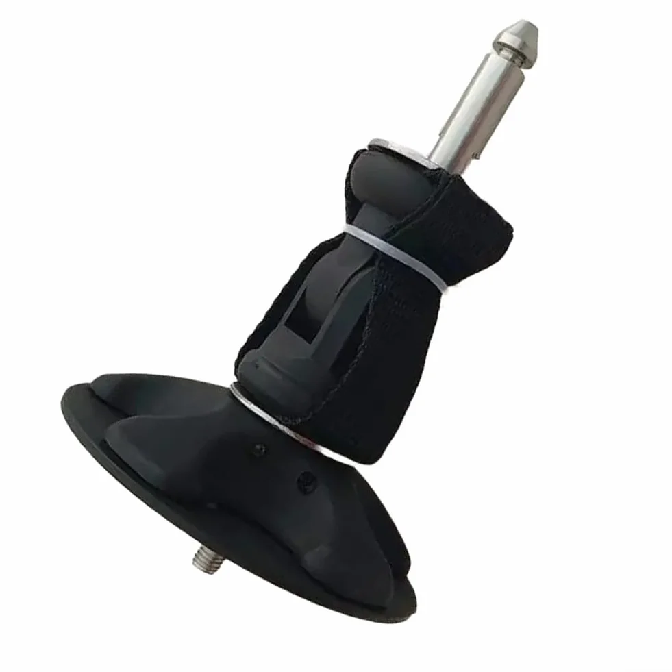 DAZZLEEX Junta de pie de mástil de tendón de surf 360° rotación, pin M8 nailon acero inoxidable para windsurf