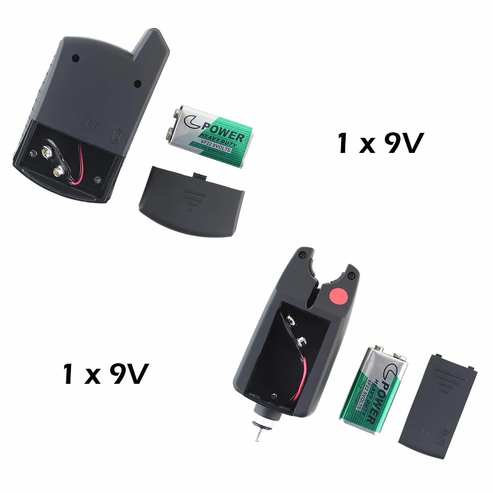 Hirisi Tackle Juego de alarma de pesca inalámbrica B1236