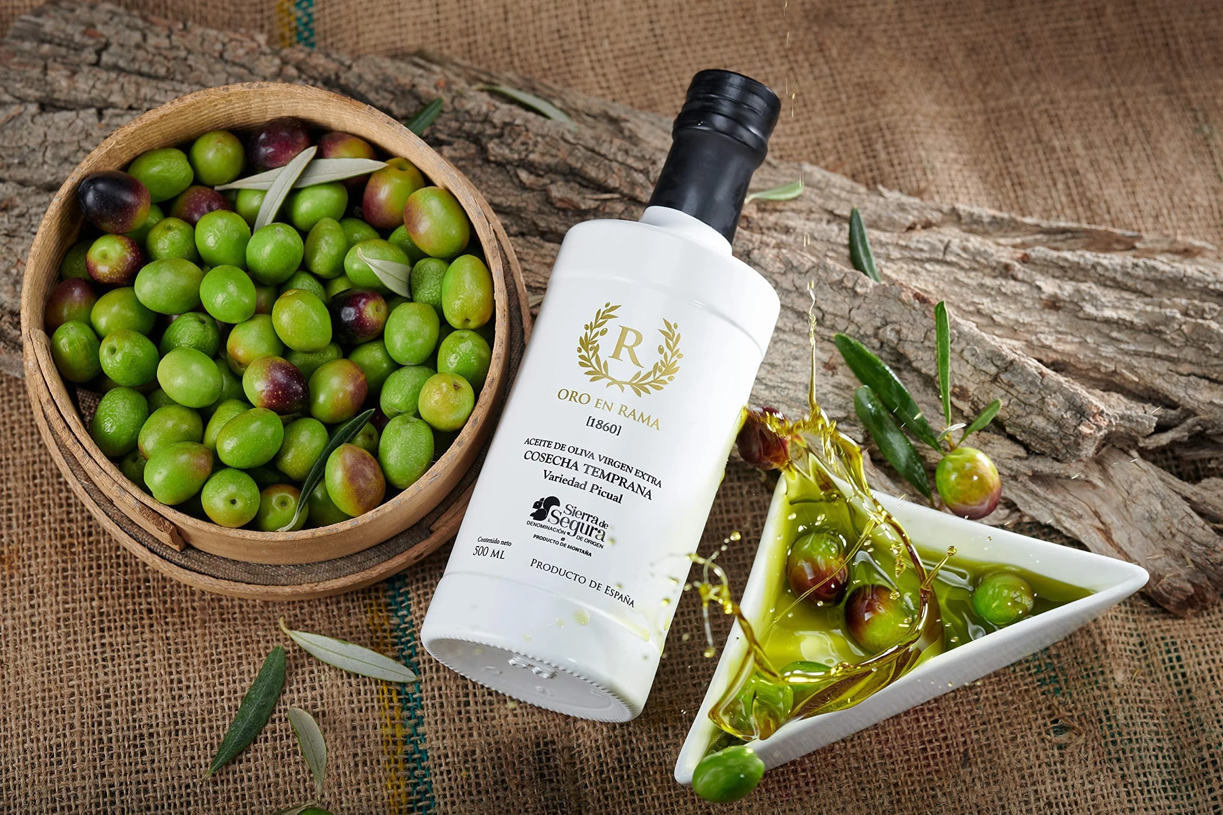 Aceite de Oliva Virgen Extra Picual de Jaén DOP Sierra de Segura Cosecha 25/26 Premio AOVE Verde Sabor frutado intenso