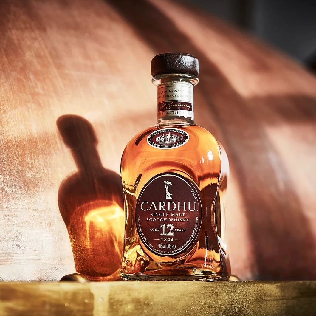 CARDHU 12 años whisky escocés single malt 700 ml