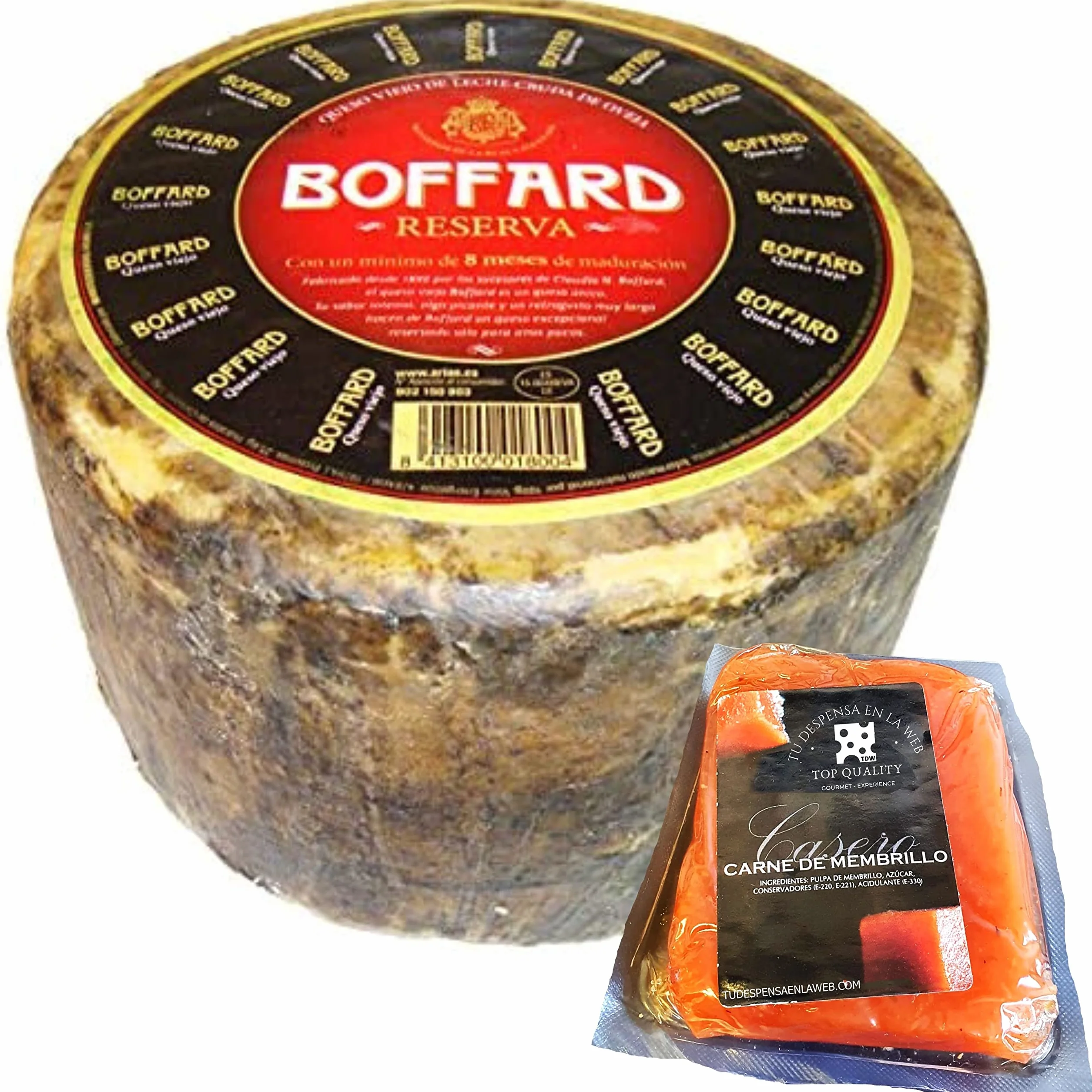 Queso Boffard Reserva Curado con Membrillo 3 kg Queso de Oveja Leche Cruda