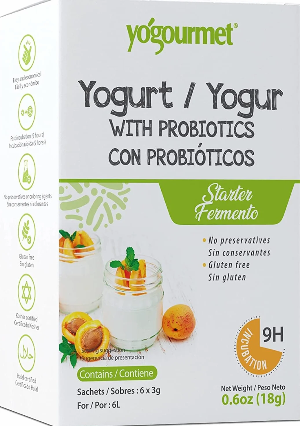 YOGOURMET Freeze-Dried Probiotic Yogurt Starter 1 oz (30 g)