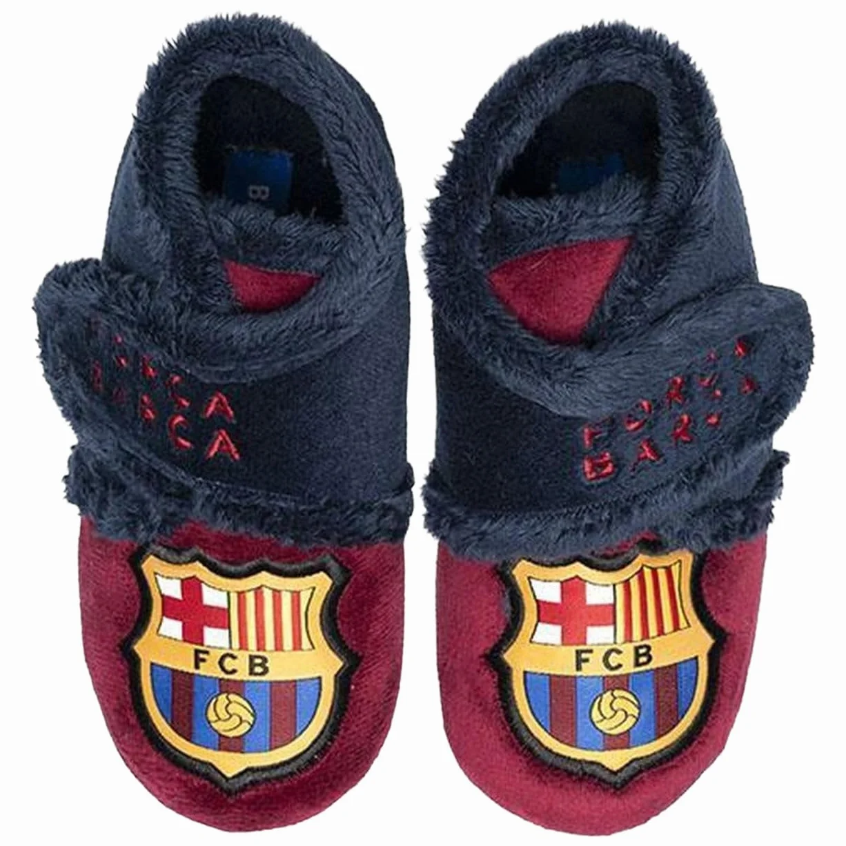 FC Barcelona MARPEN Slippers Botas de Invierno para Niño Niña con Velcro