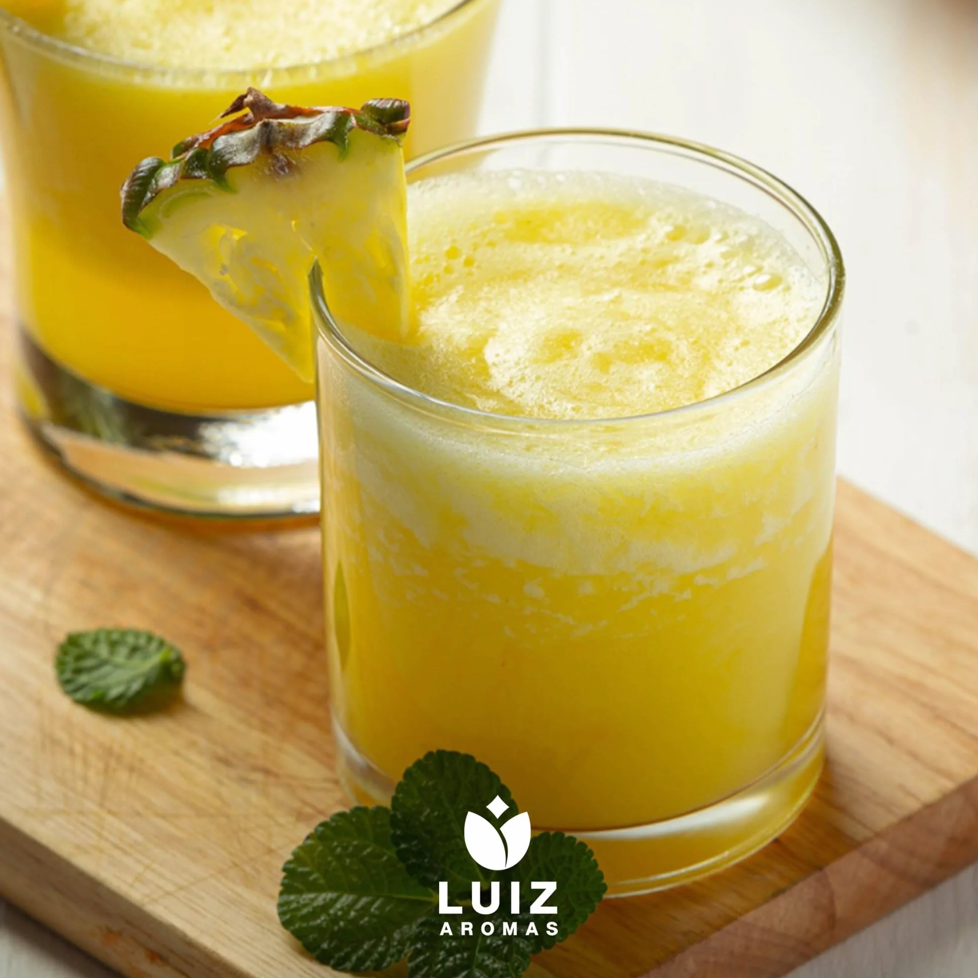 LUIZ AROMAS | Aroma Piña - Aroma Alimentario en Gotas para dulces de Hornear, Pasteles, Bizcochos y Tartas | Producto Vegano sin Calorías y sin Azucar | Producto 100% Italiano (30g)