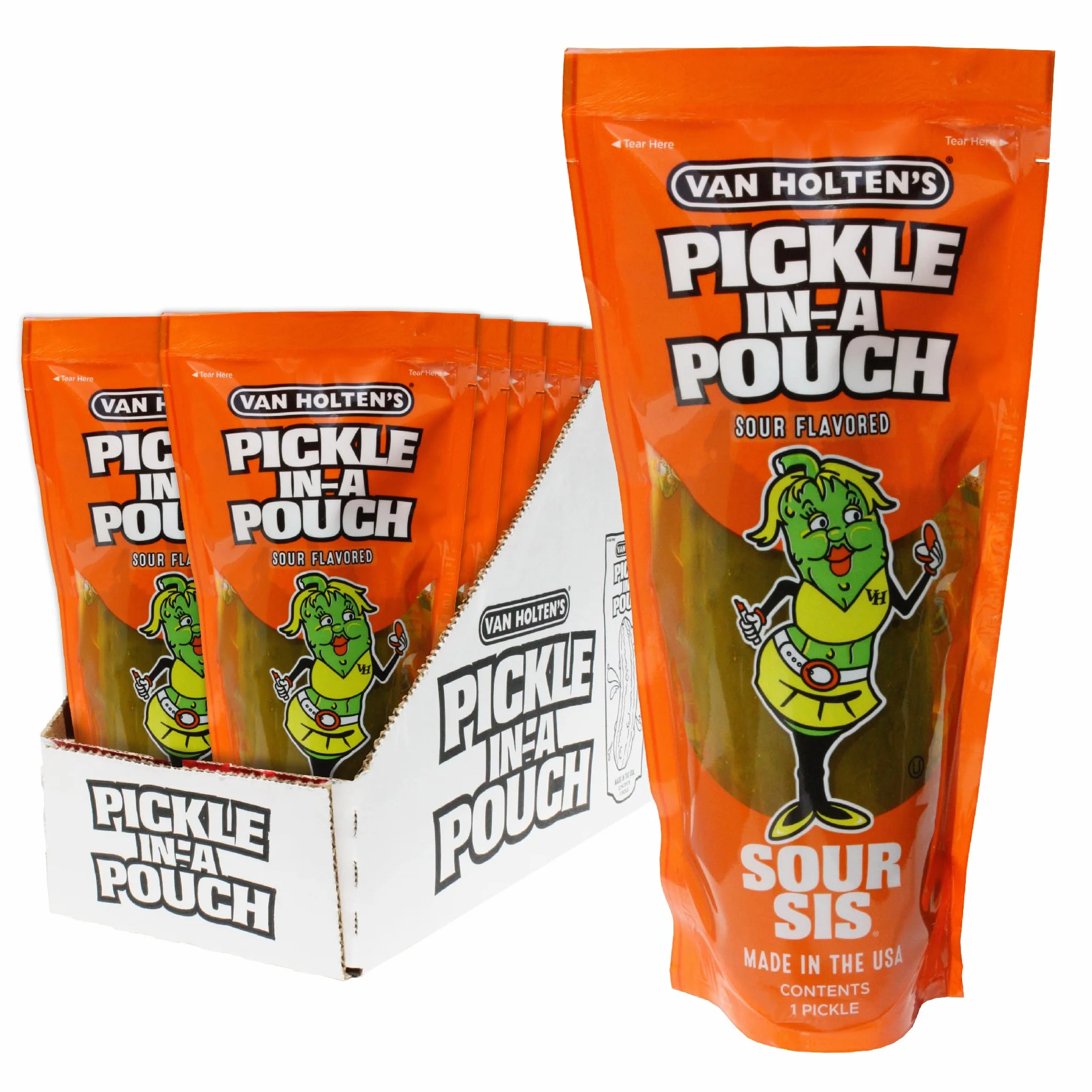 Sour SIS, Pickle in a Pouch (12 pickles)