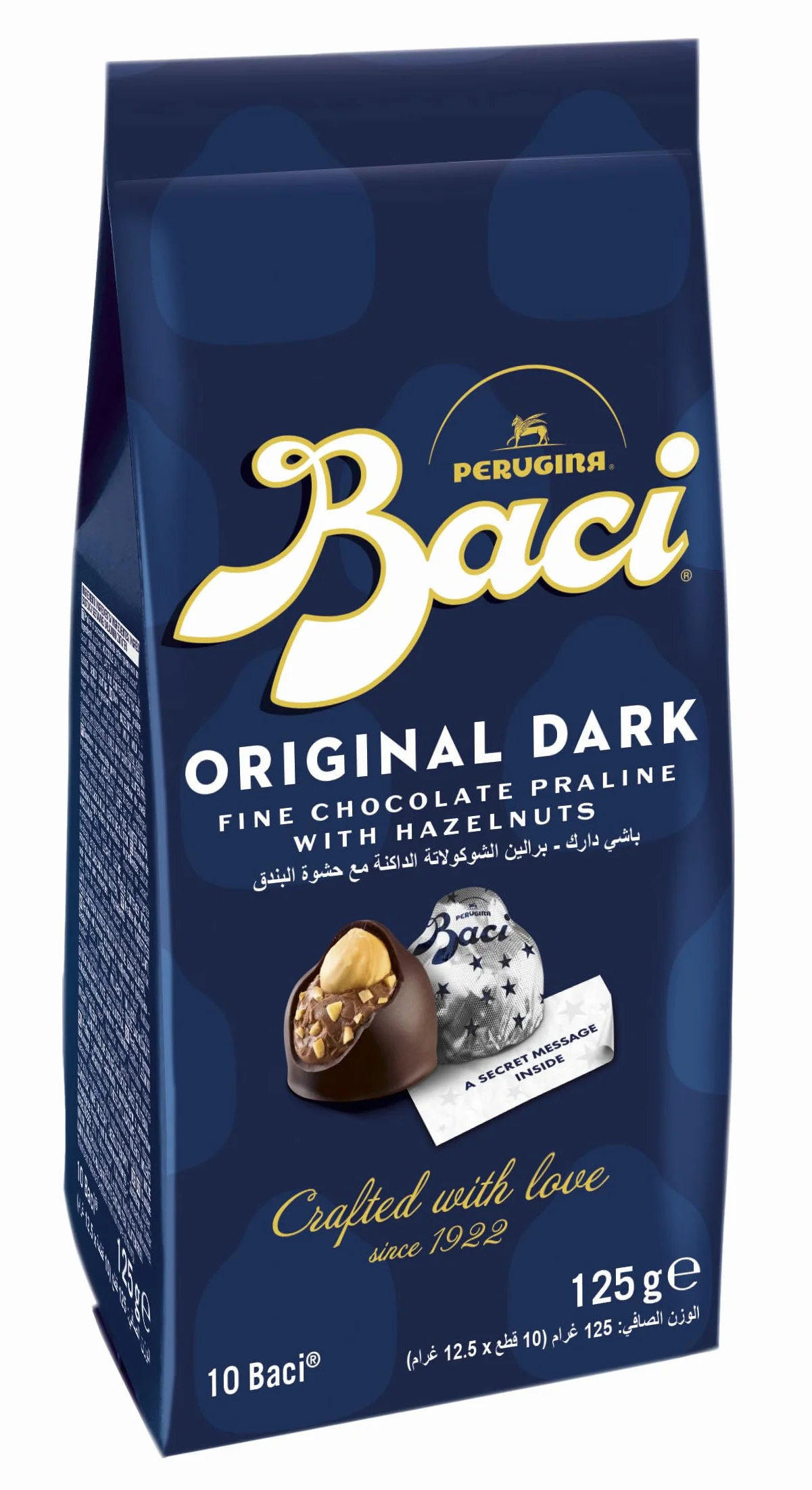 CHOCOLATE BACI PERUGINA ORIGINAL DARK CLASSICO FONDENTE LUISA 125 G