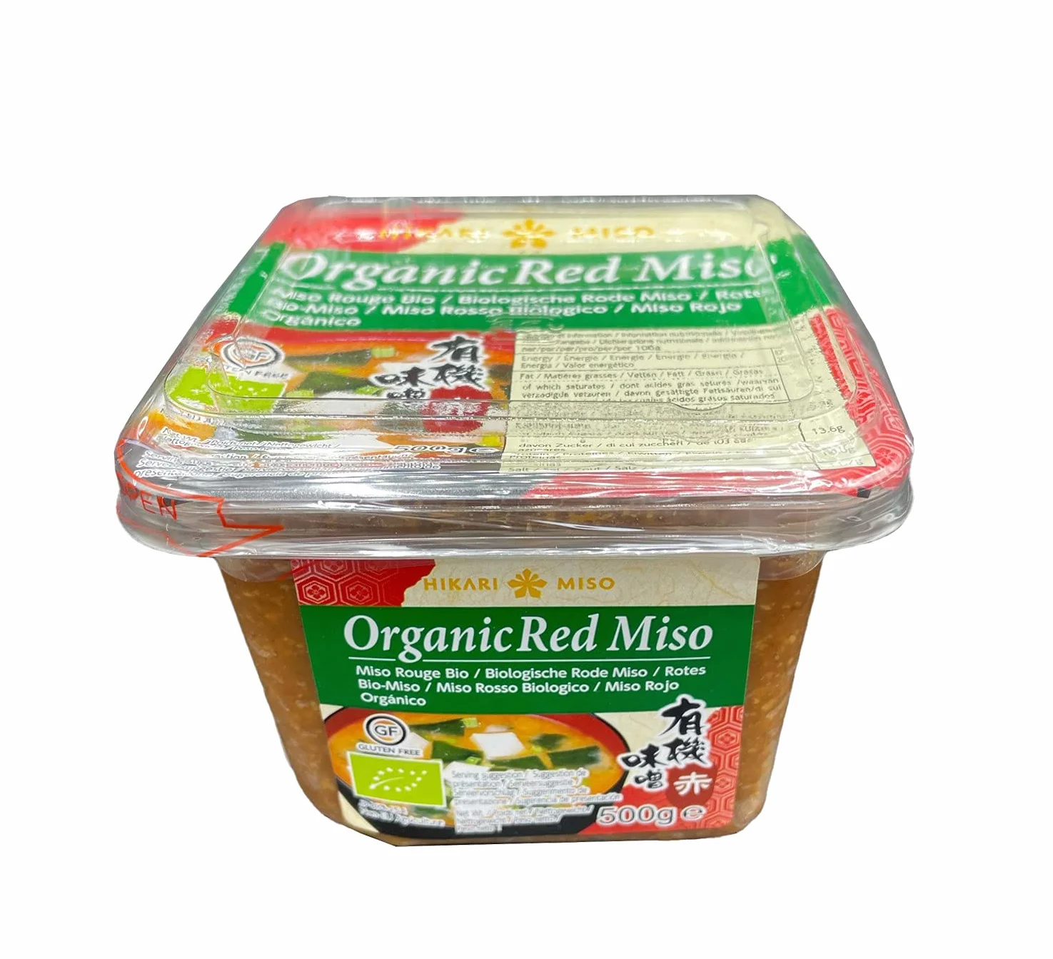 Hikari Miso Pasta natural Bio Miso rojo, 500 g