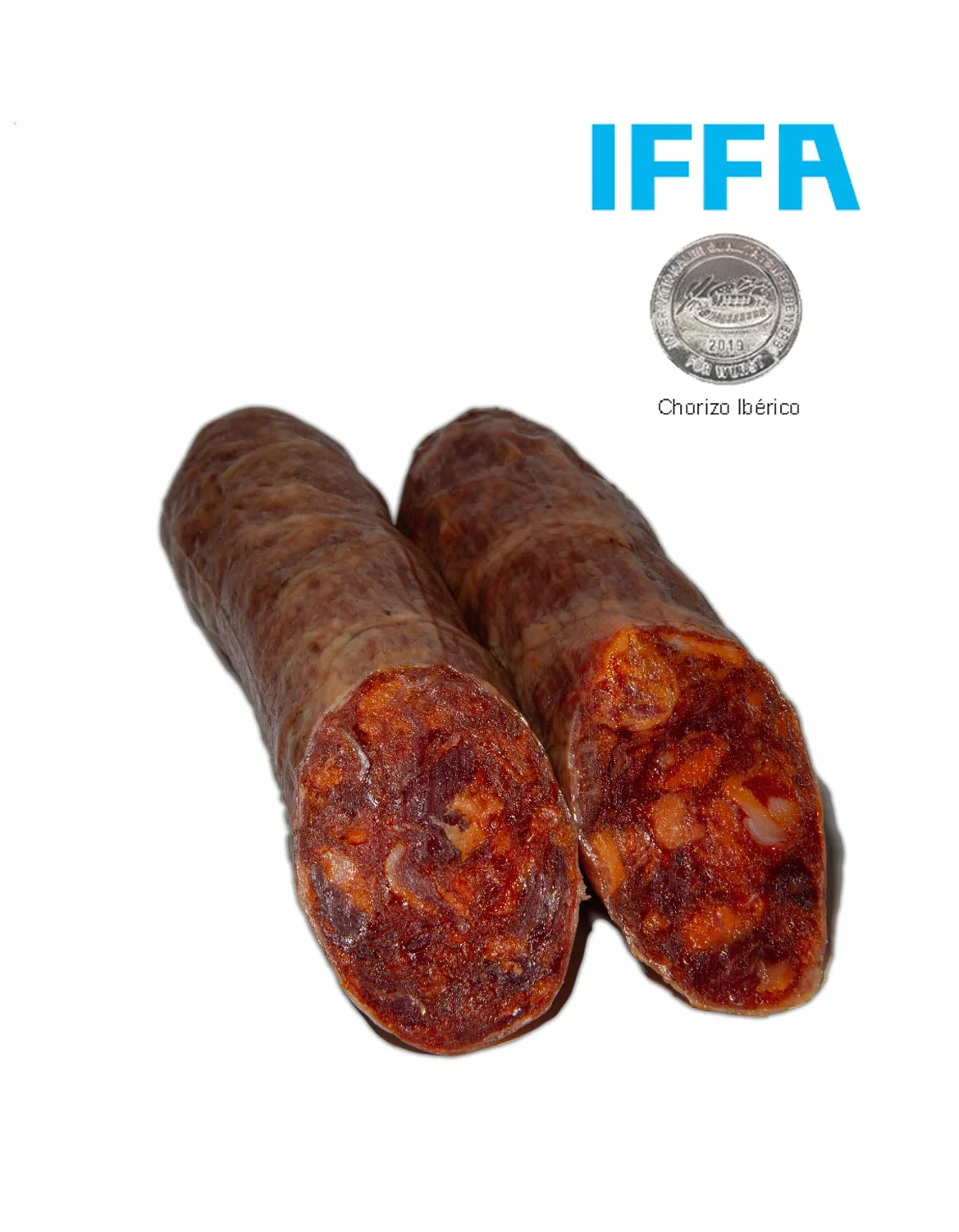 Chorizo Cular Ibérico de Bellota ALBA ROMERO Embutido curado envasado al vacío 0.5 KG Media pieza