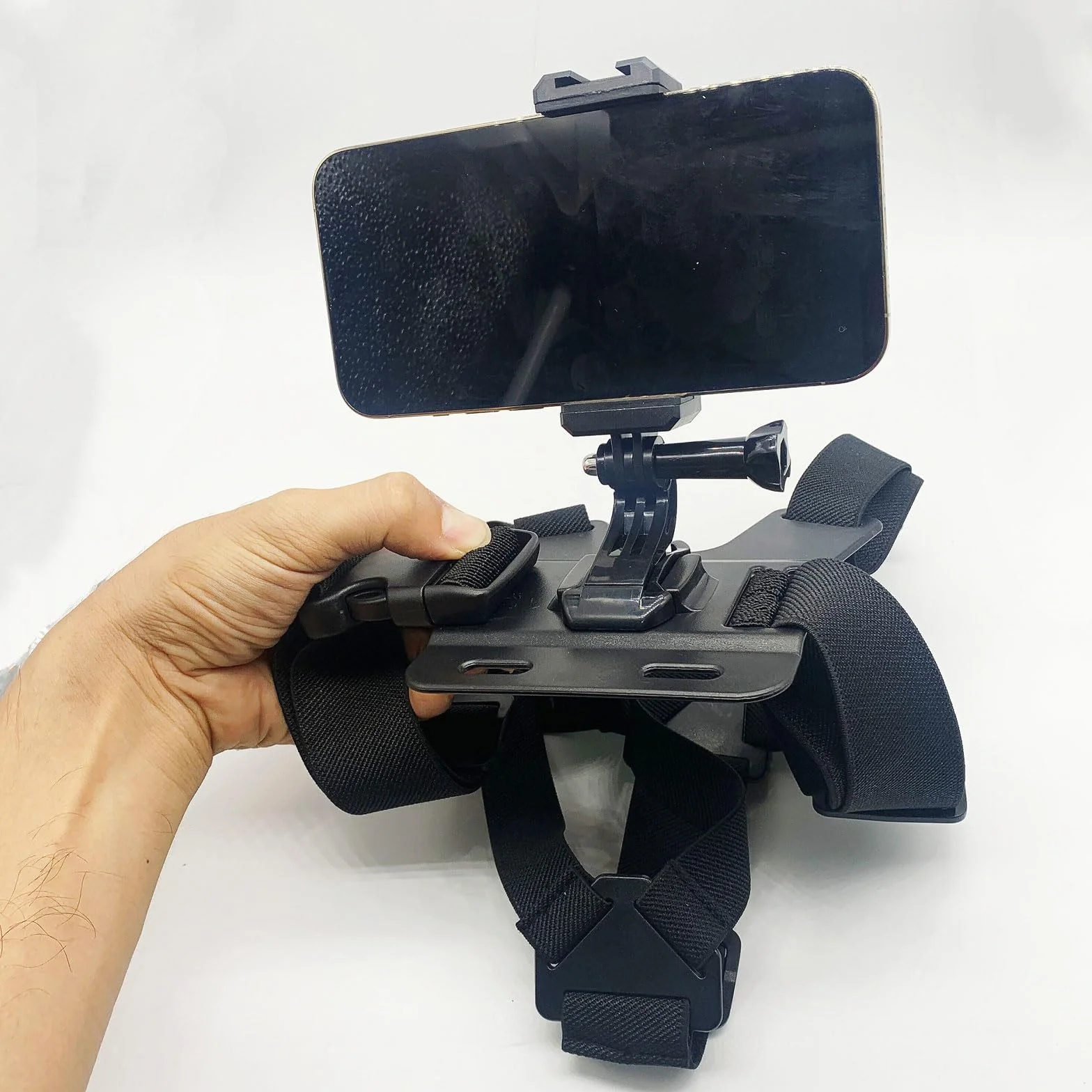 Arnés de pecho ajustable para GoPro 11,10,9,8,7,6,5 e Insta 360 y móviles