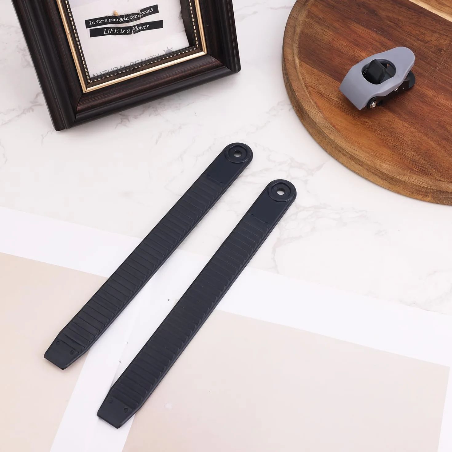 BOXOB 2uds Correas de Tobillo para Snowboard con Hebillas Negras Duraderas