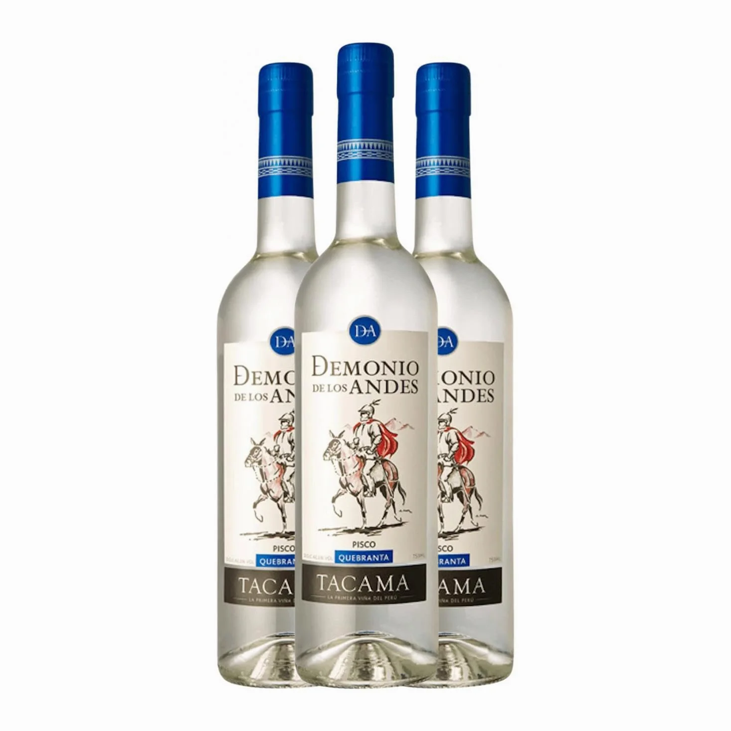 Pisco Tacama Demonio de los Andes Quebranta 70 cl (Caja de 3 Botellas de 70 cl)
