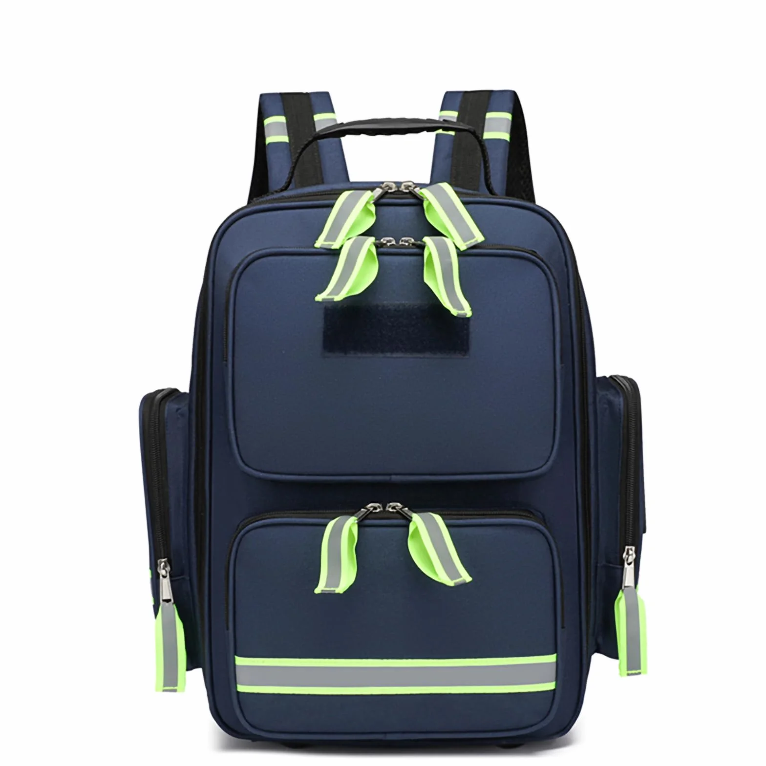 Mochila de emergencia para traumatismos, bolsa de primeros auxilios reflectante gran capacidad, para camping ciclismo excursiones