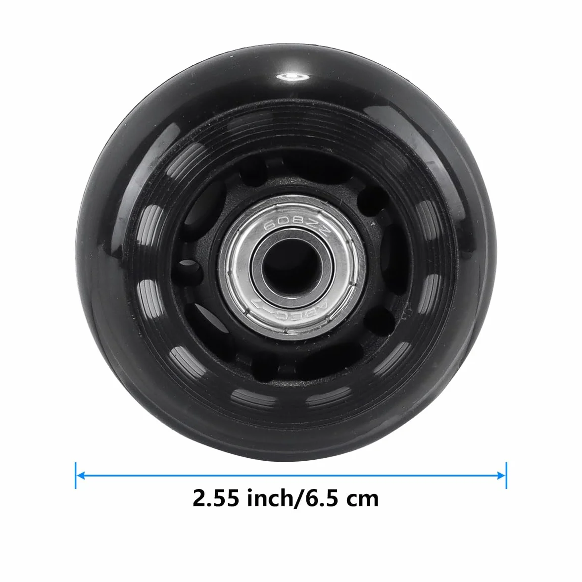 Qury Patines en Línea 63 mm Ruedas de Hockey para Muebles y Maletas