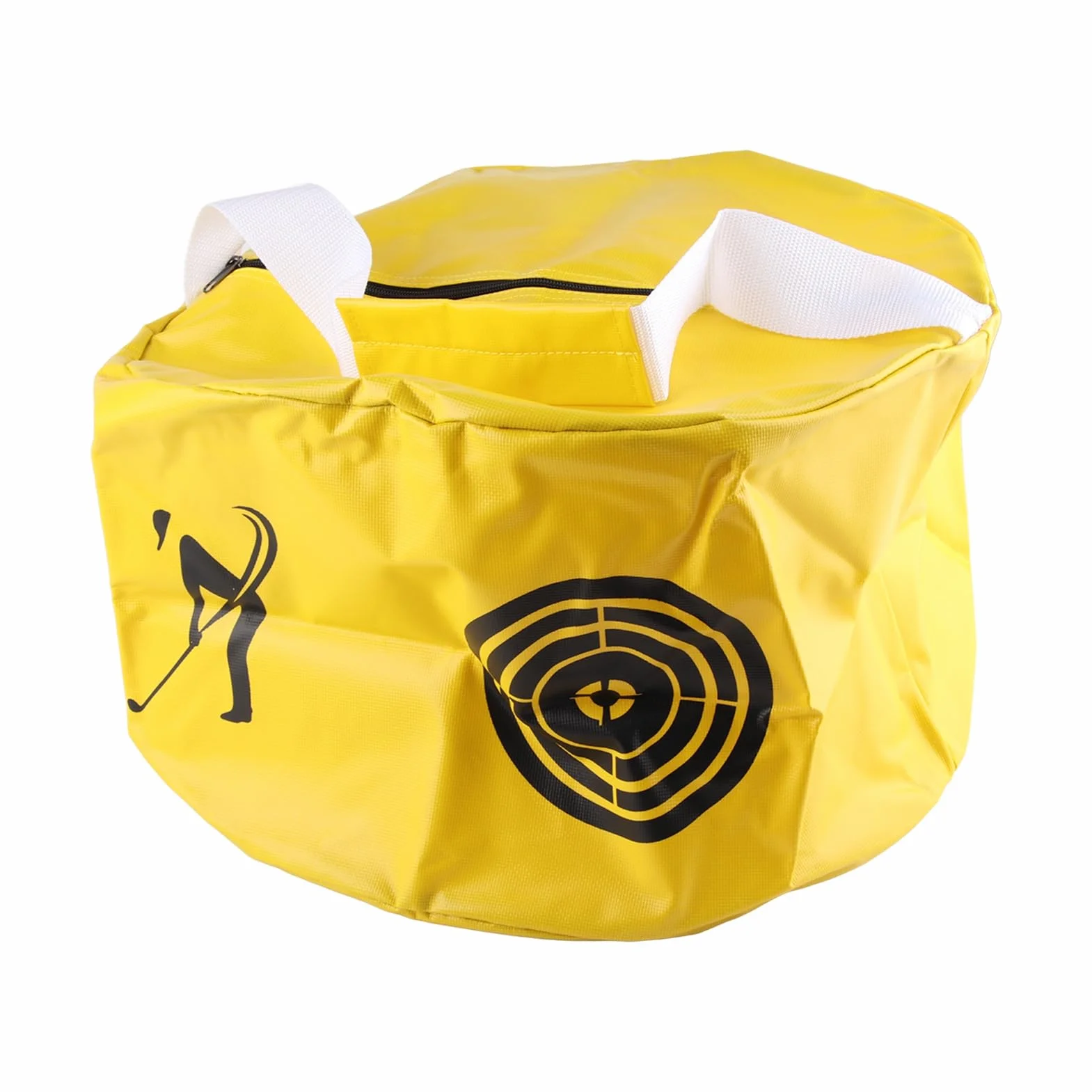 Bolsa de Impacto para Golf, Entrenador de Swing para Corregir Postura, Equipo de Práctica Portátil, Amarillo